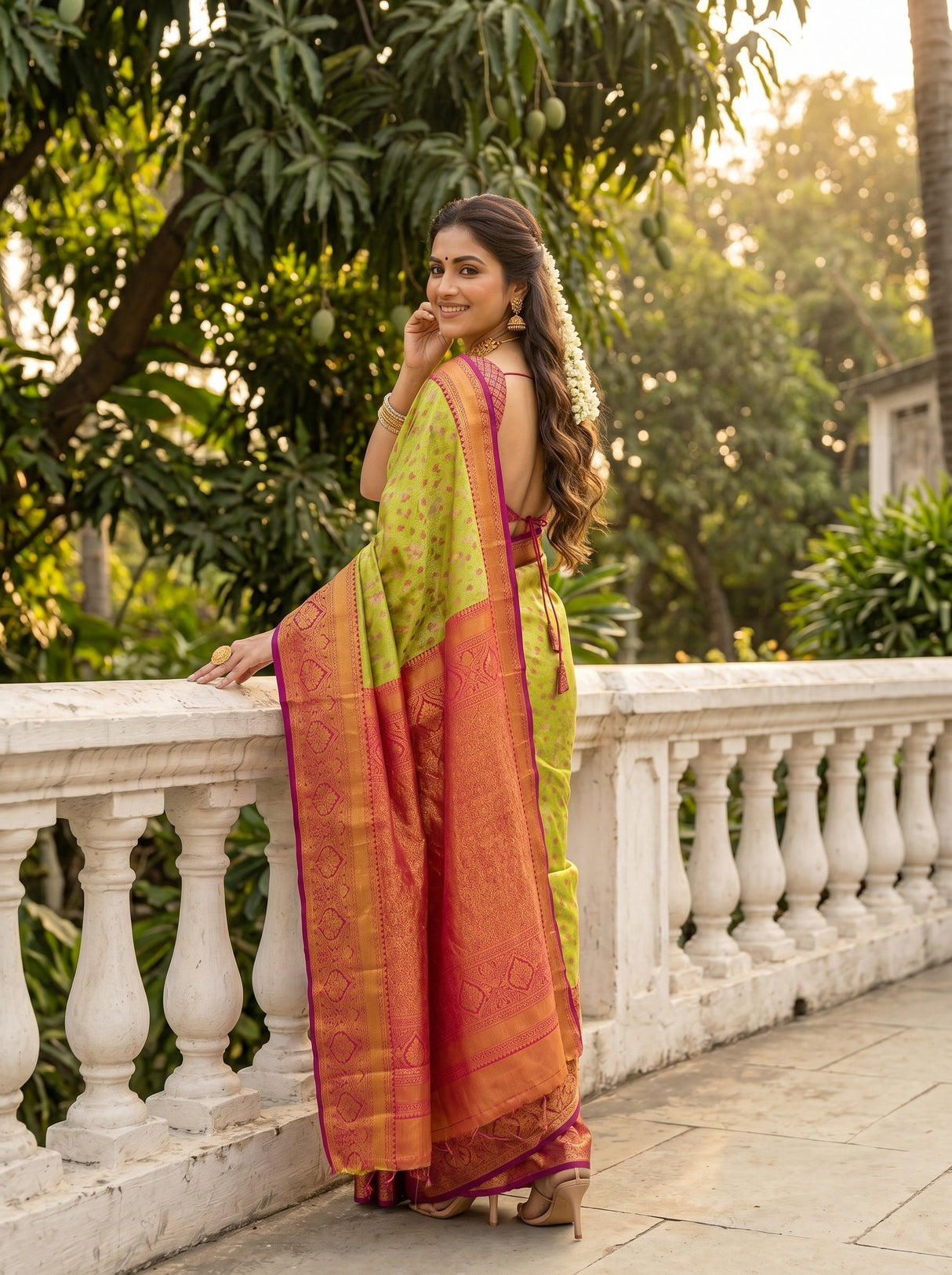 MIMOSA Saree Saree — pose 7 styling detail