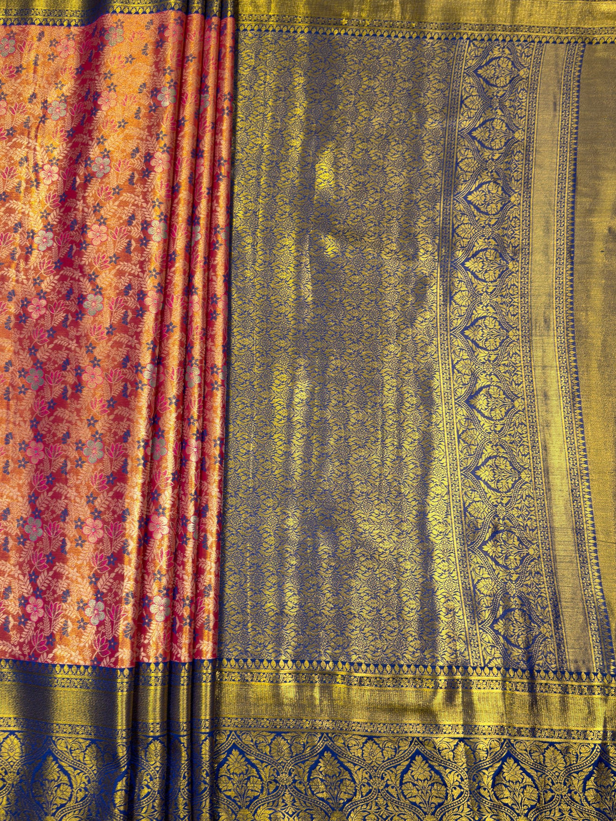 MIMOSA Saree Saree — pallu and zari work detail