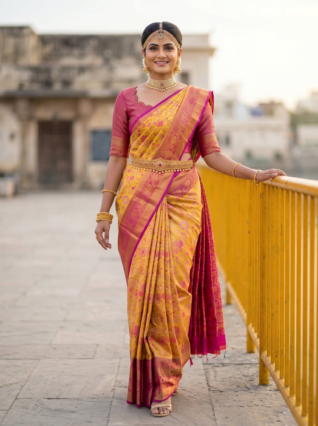 MIMOSA Saree Saree — pose 6 styling detail