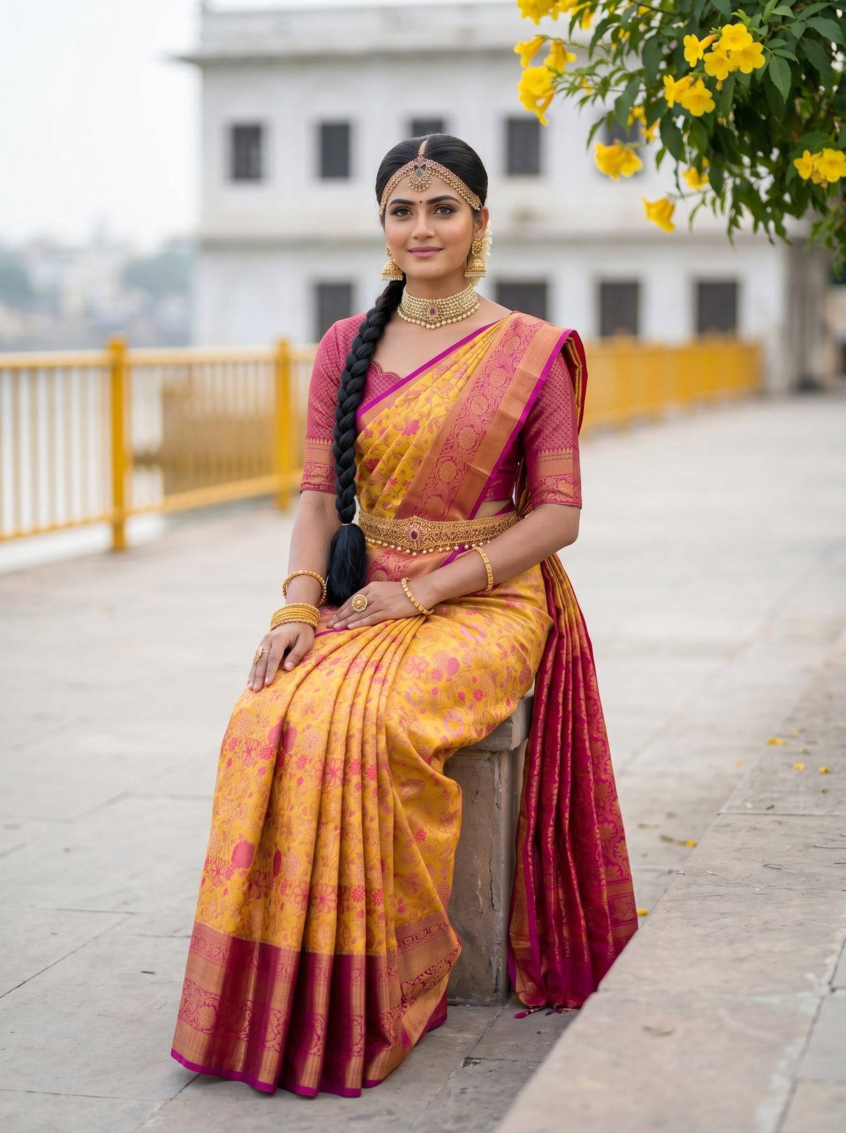 MIMOSA Saree Saree — pose 8 styling detail