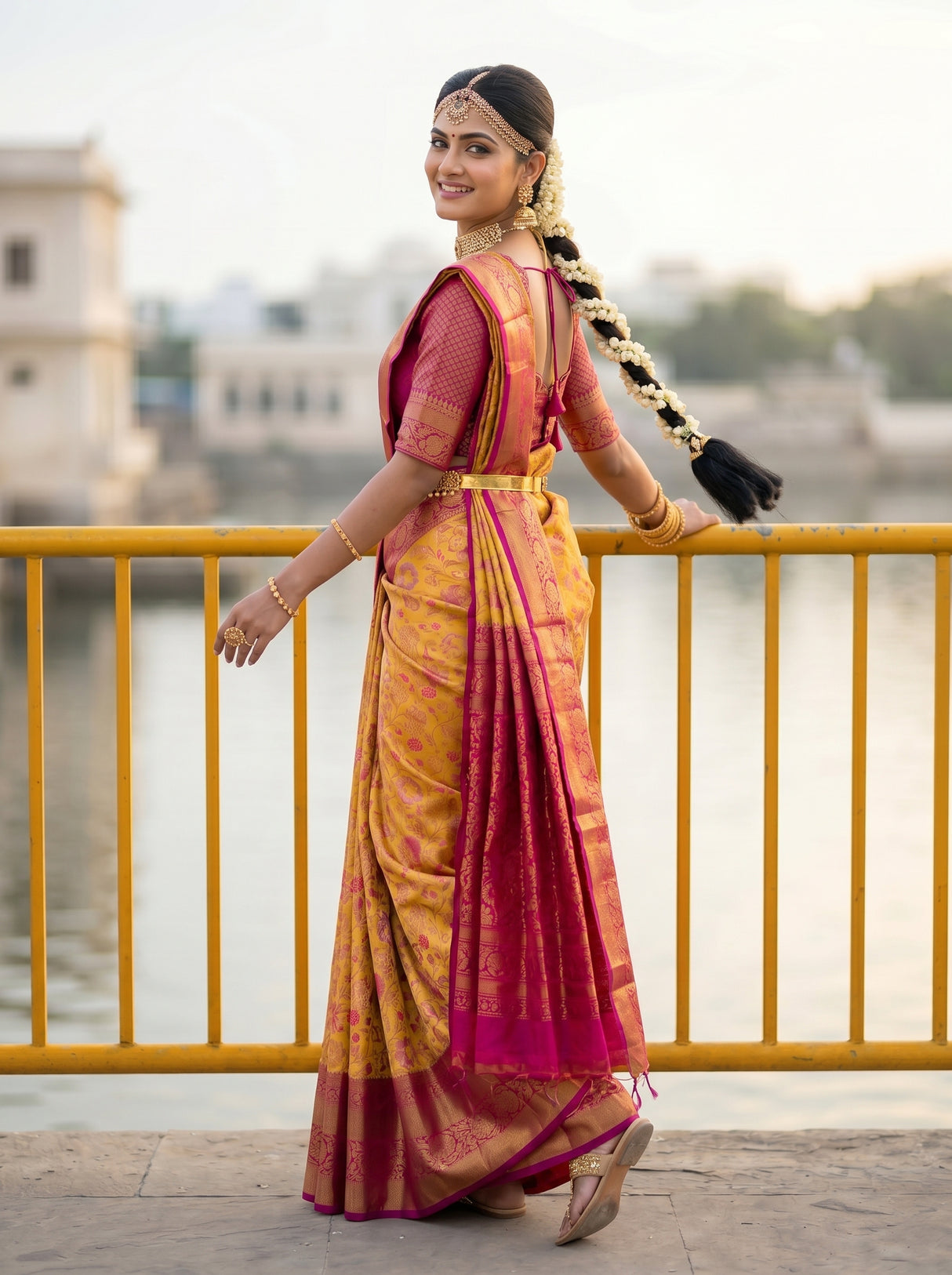 MIMOSA Saree Saree — pose 9 styling detail
