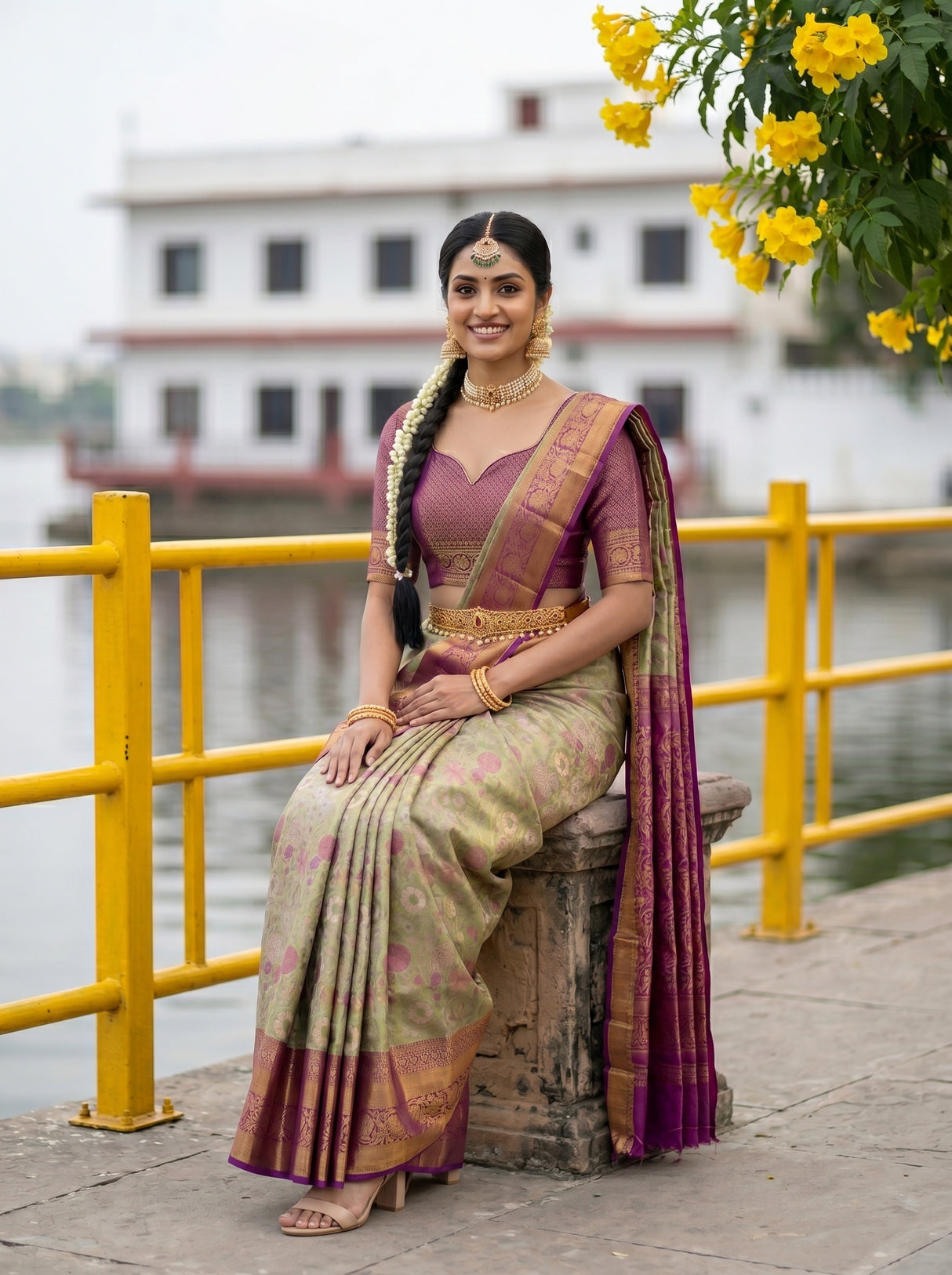 MIMOSA Saree Saree — pose 8 styling detail
