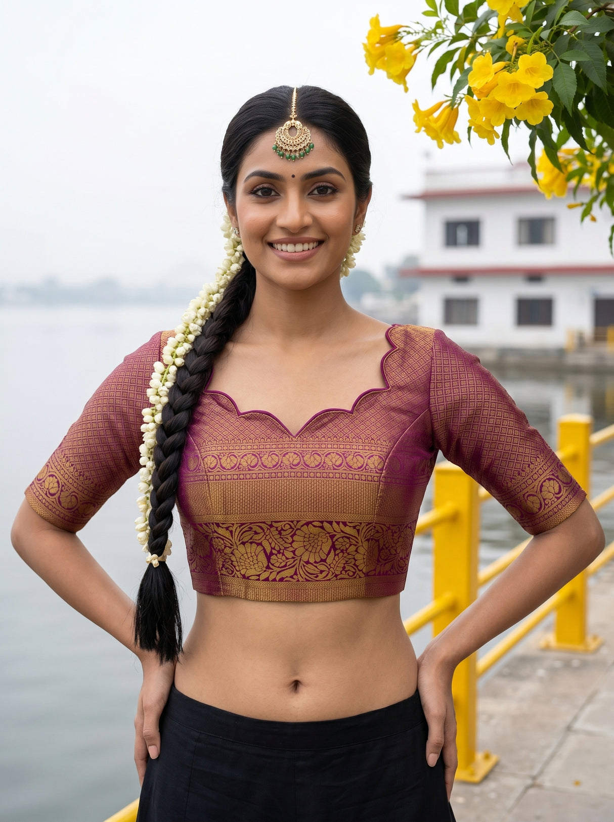 MIMOSA Saree Saree — blouse close-up