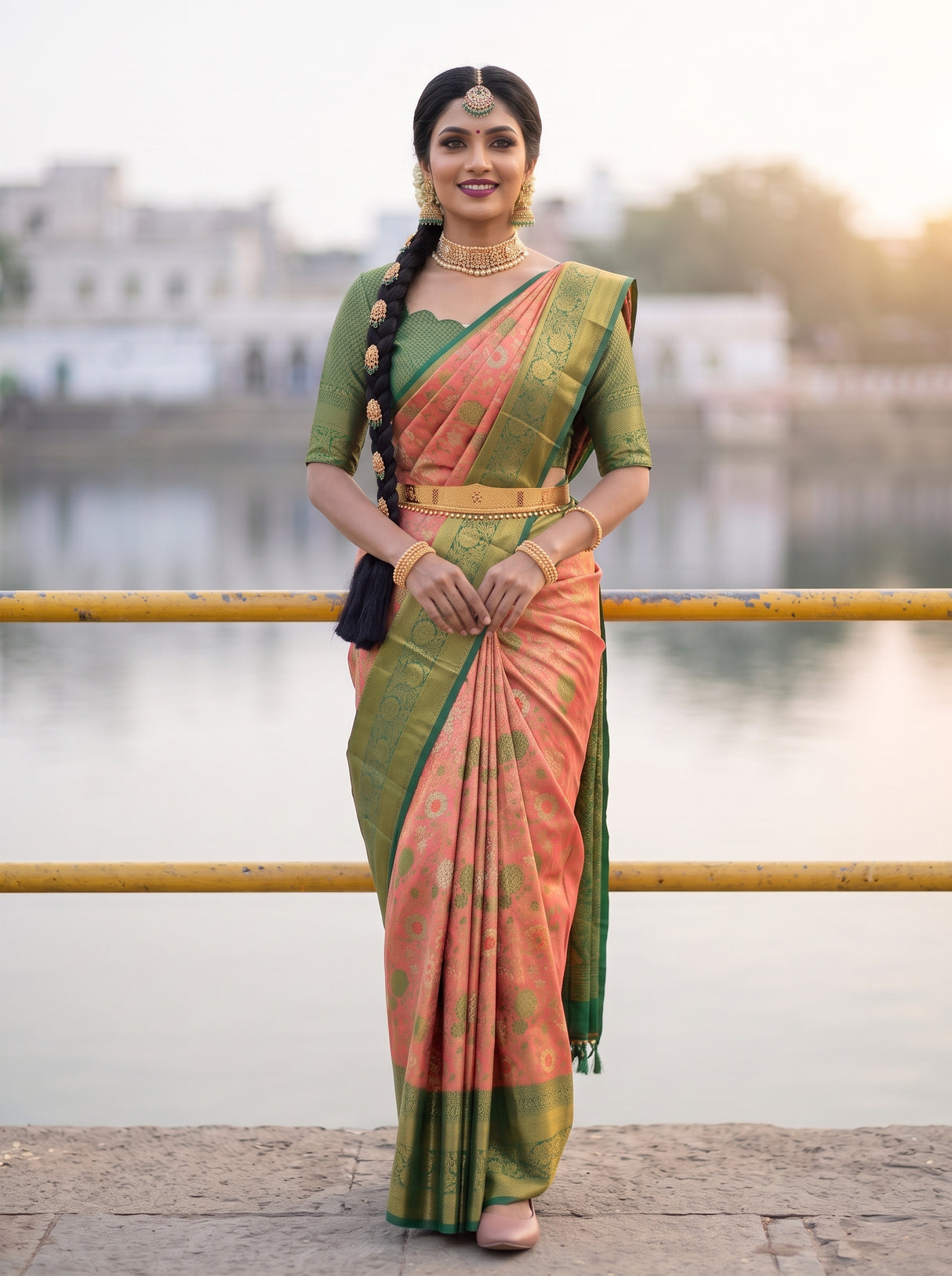 MIMOSA Saree Saree — pose 6 styling detail