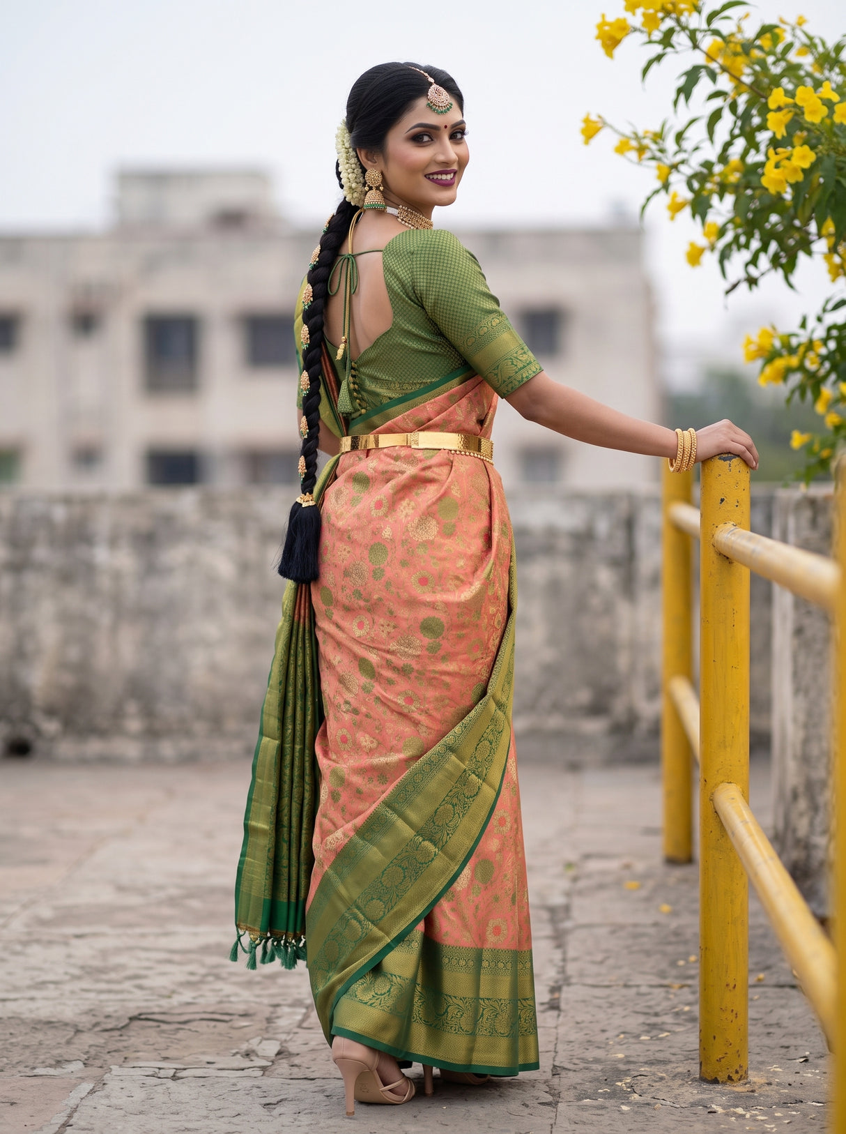 MIMOSA Saree Saree — pose 7 styling detail