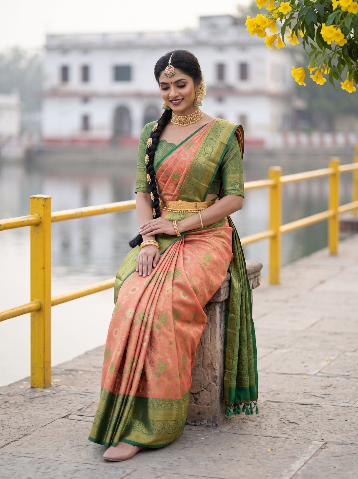 MIMOSA Saree Saree — pose 8 styling detail