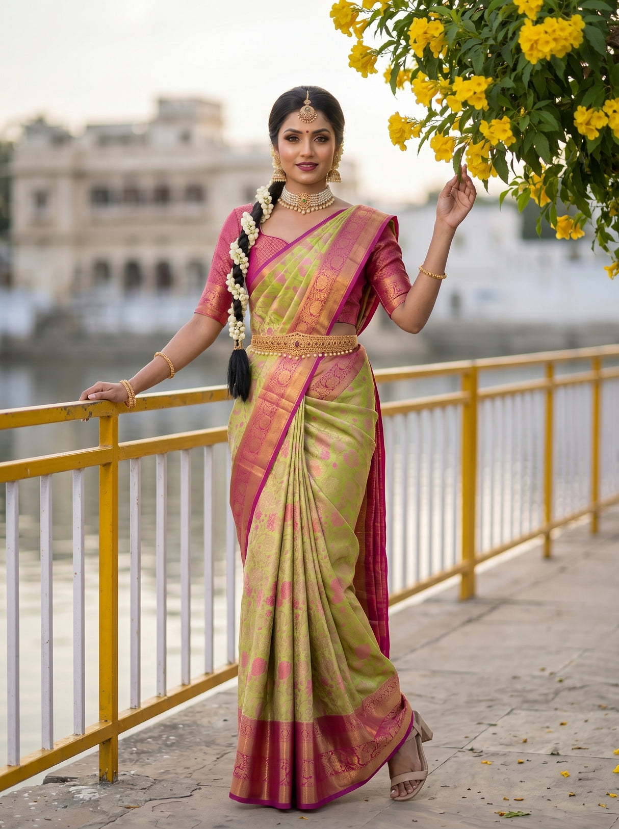 MIMOSA Saree Saree — pose 5 styling detail