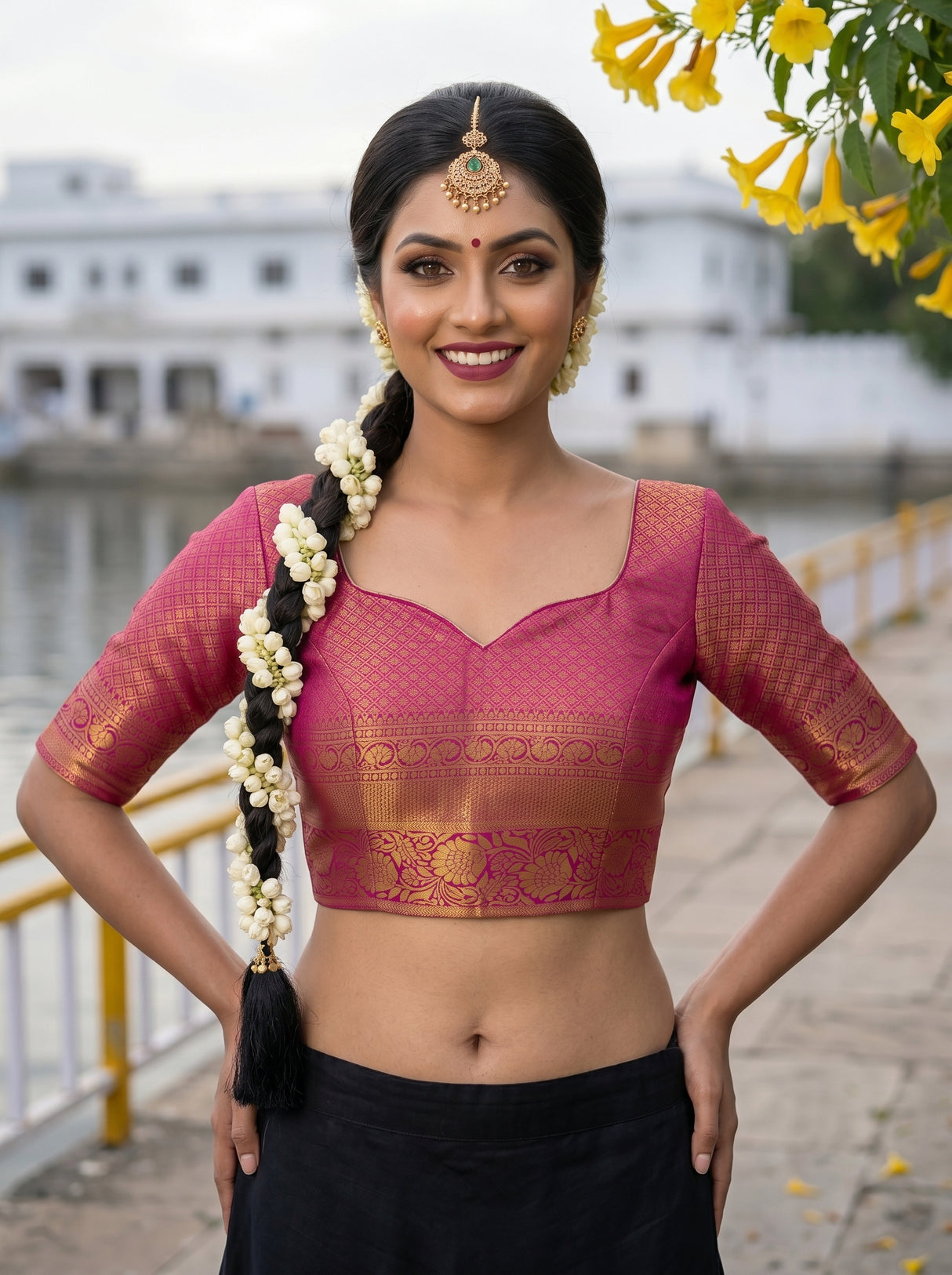 MIMOSA Saree Saree — blouse close-up