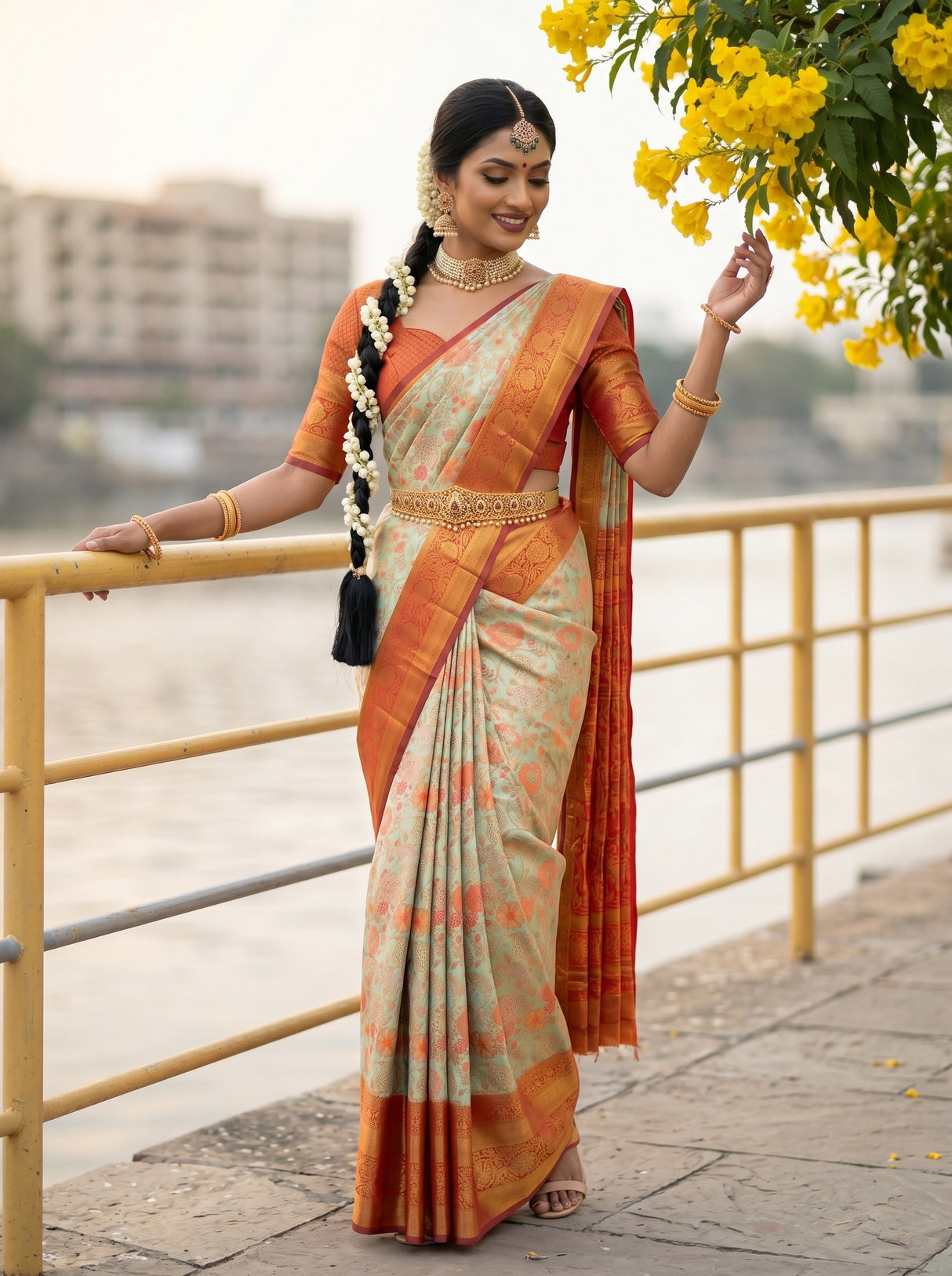 MIMOSA Saree Saree — pose 5 styling detail