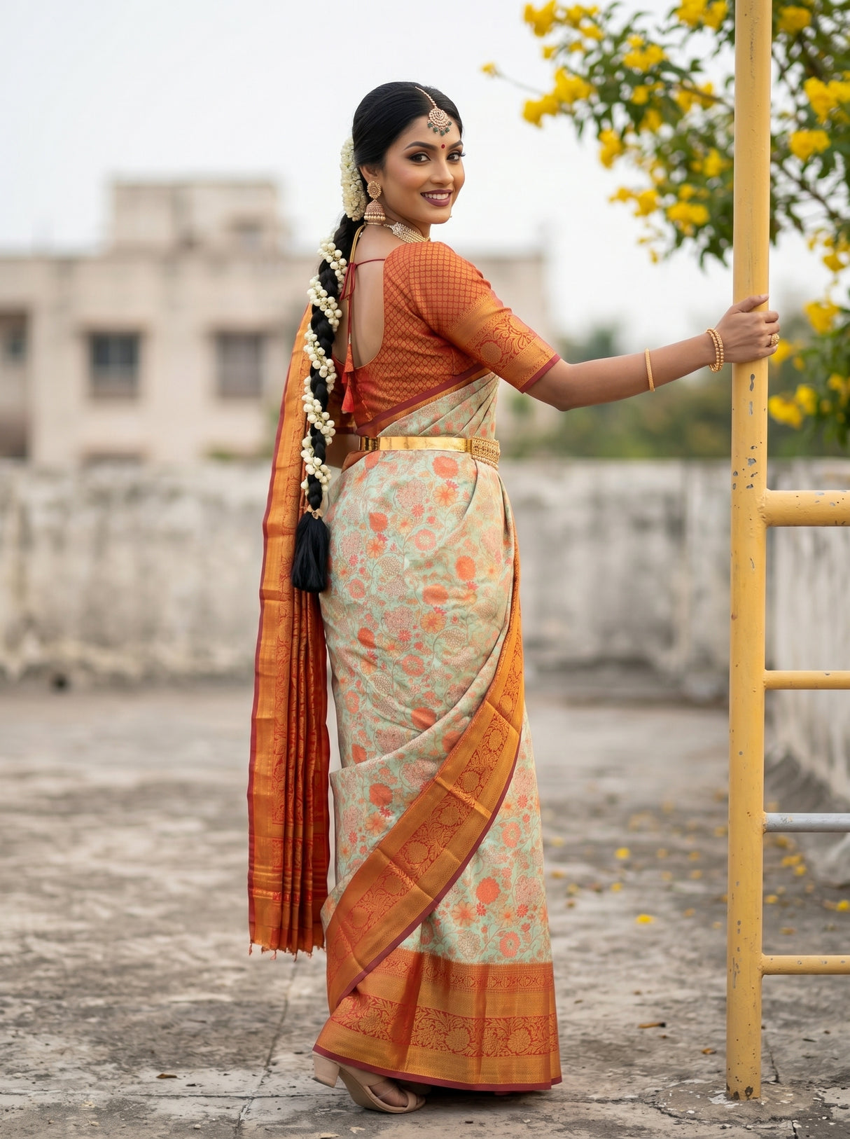MIMOSA Saree Saree — pose 7 styling detail