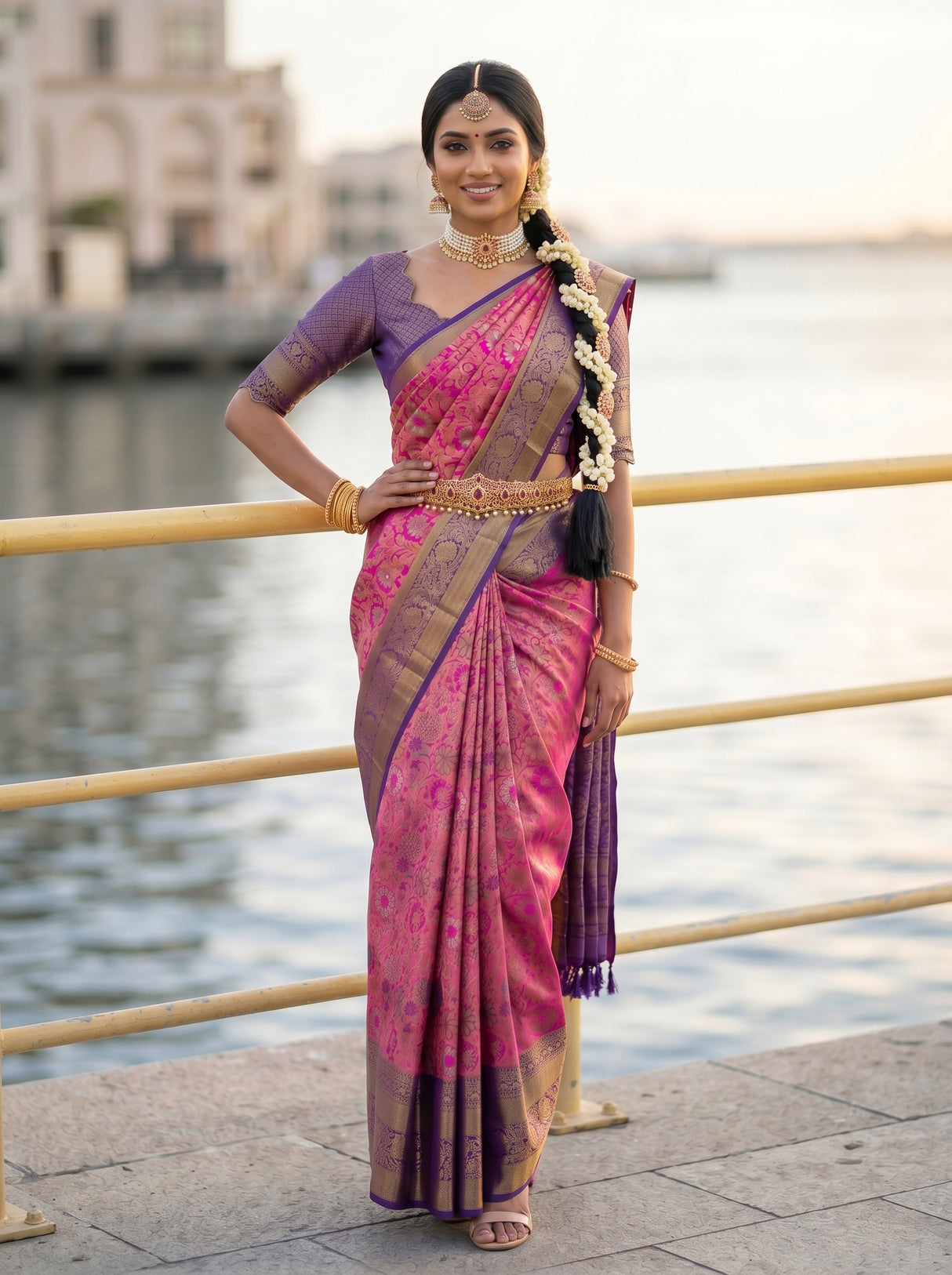 MIMOSA Saree Saree — pose 4 styling detail