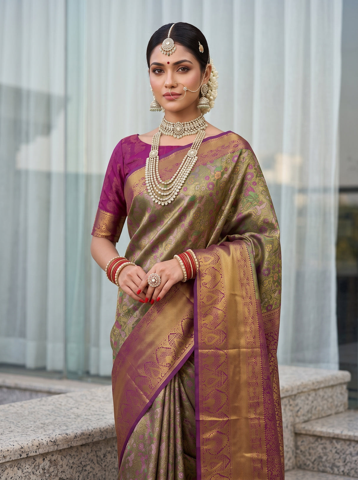MIMOSA Saree Saree — pose 10 styling detail