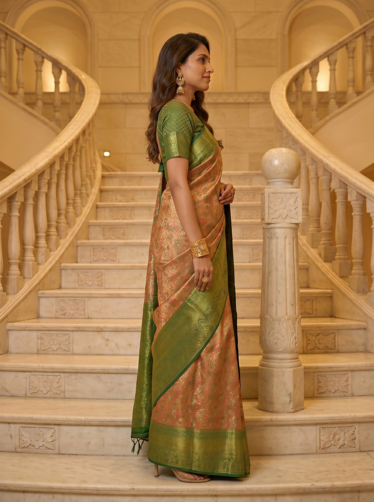 MIMOSA Saree Saree — pose 3 styling detail