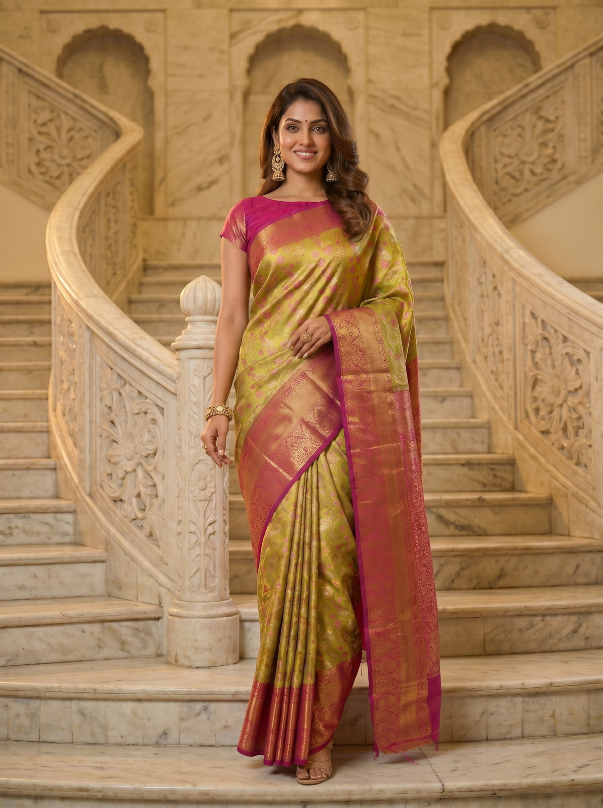 MIMOSA Saree Saree — pose 6 styling detail