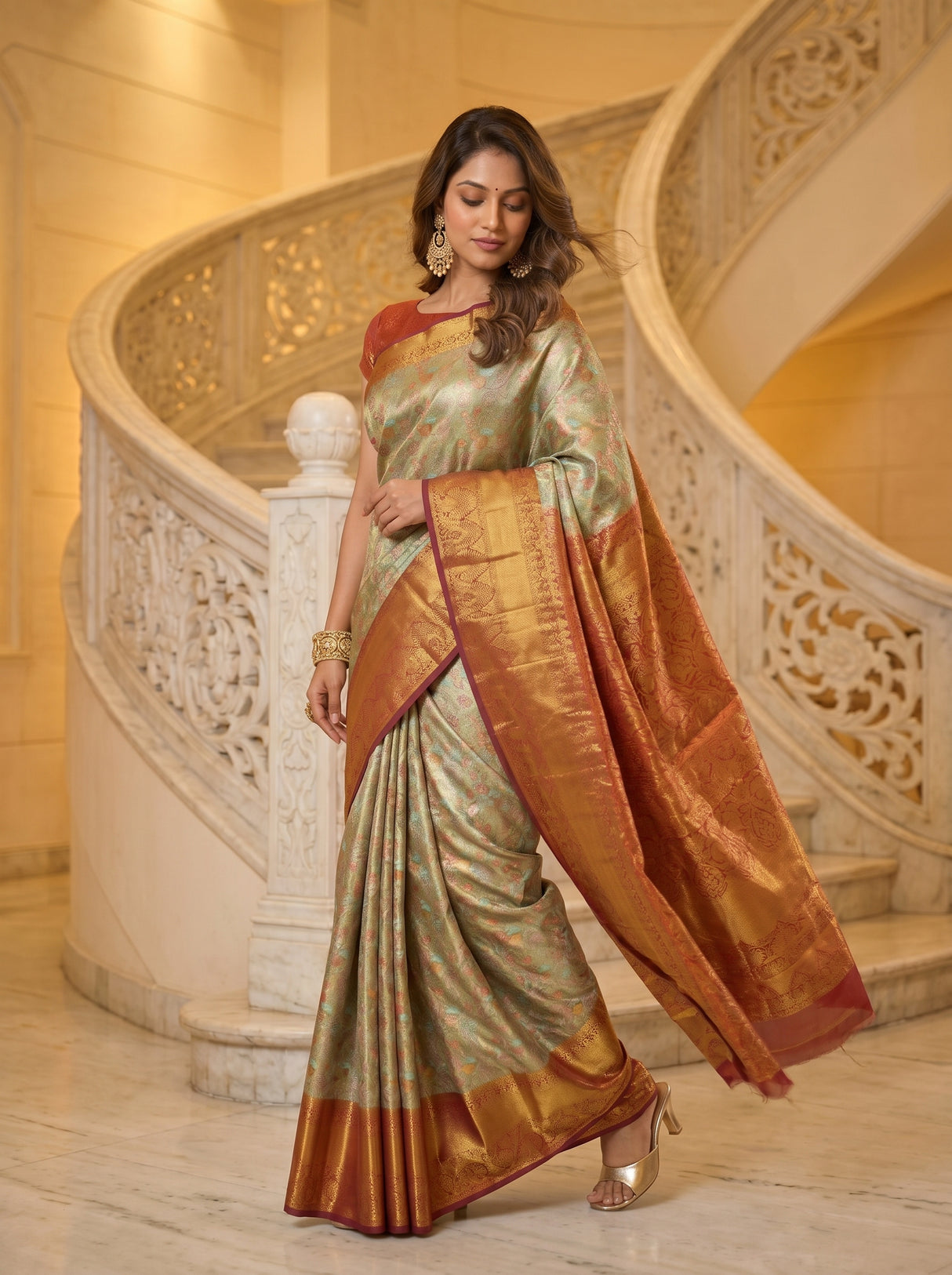 MIMOSA Saree Saree — pose 9 styling detail