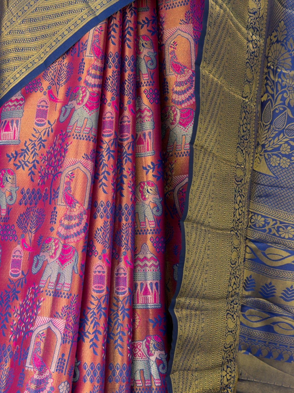 MIMOSA Rani Saree Saree — fleets shot full lifestyle