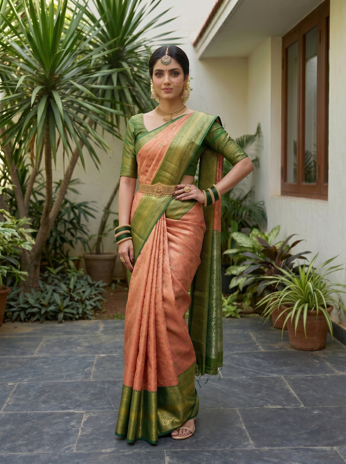 MIMOSA Saree Saree — pose 4 styling detail