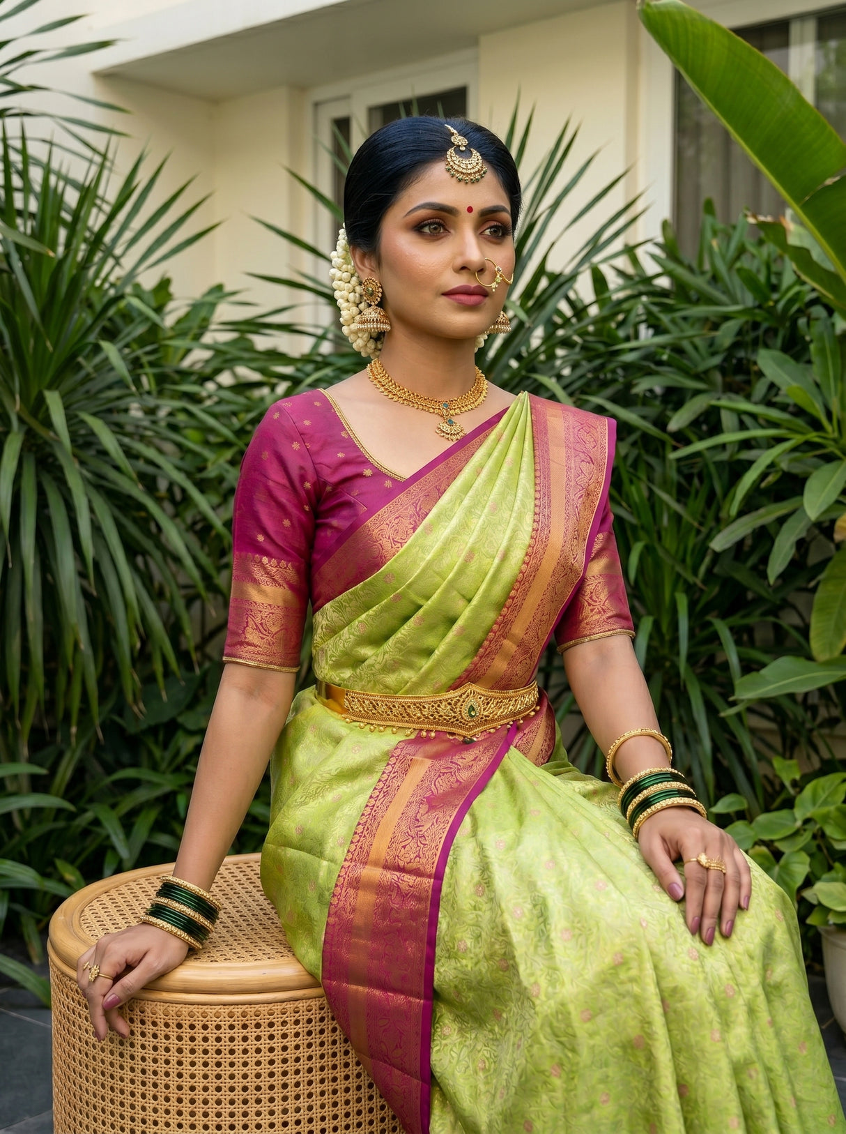 MIMOSA Saree Saree — pose 10 styling detail