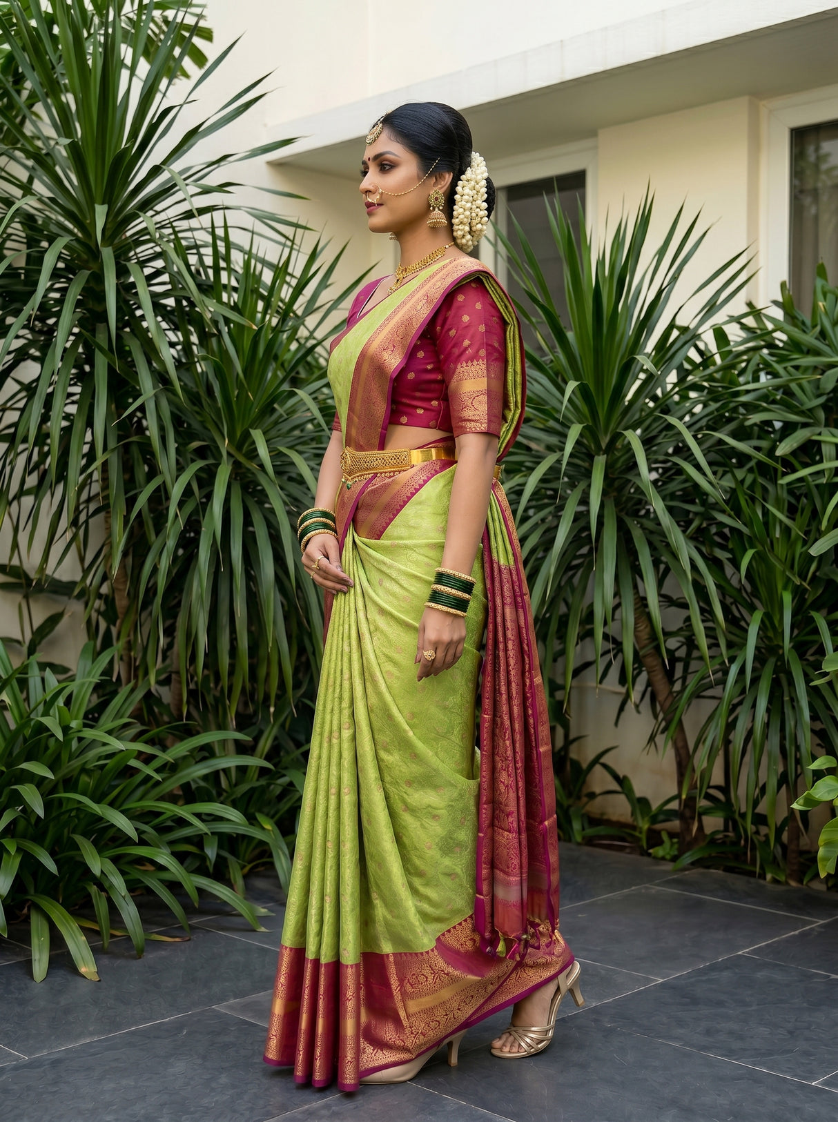 MIMOSA Saree Saree — pose 3 styling detail