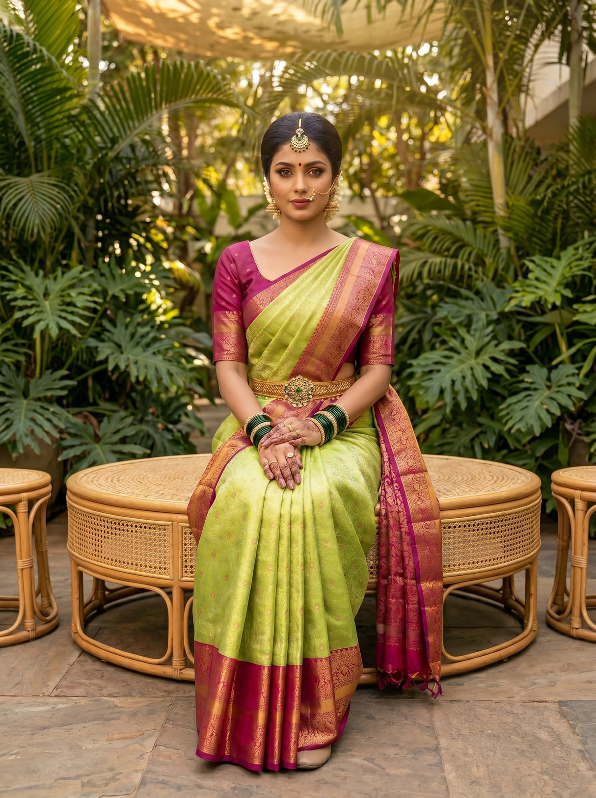 MIMOSA Saree Saree — pose 8 styling detail