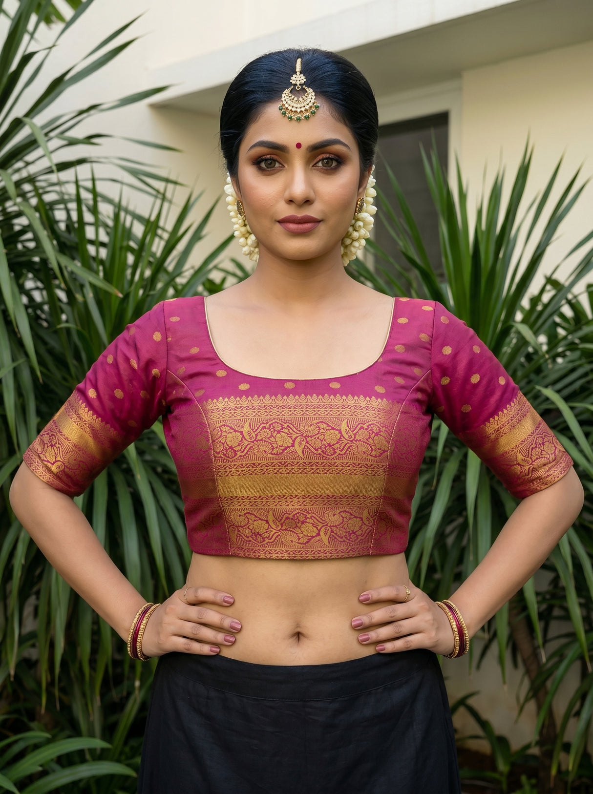 MIMOSA Saree Saree — blouse close-up