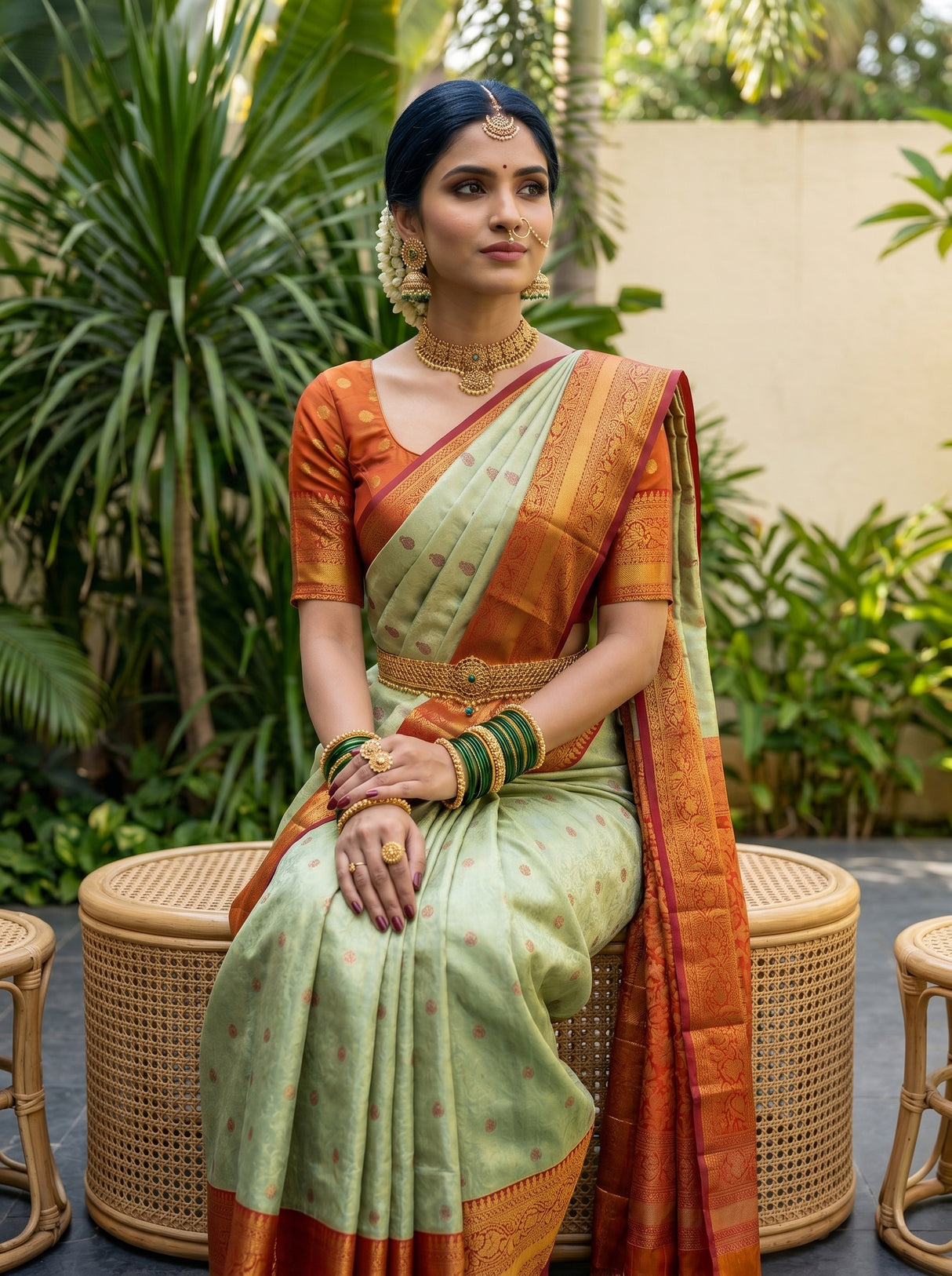MIMOSA Saree Saree — pose 10 styling detail