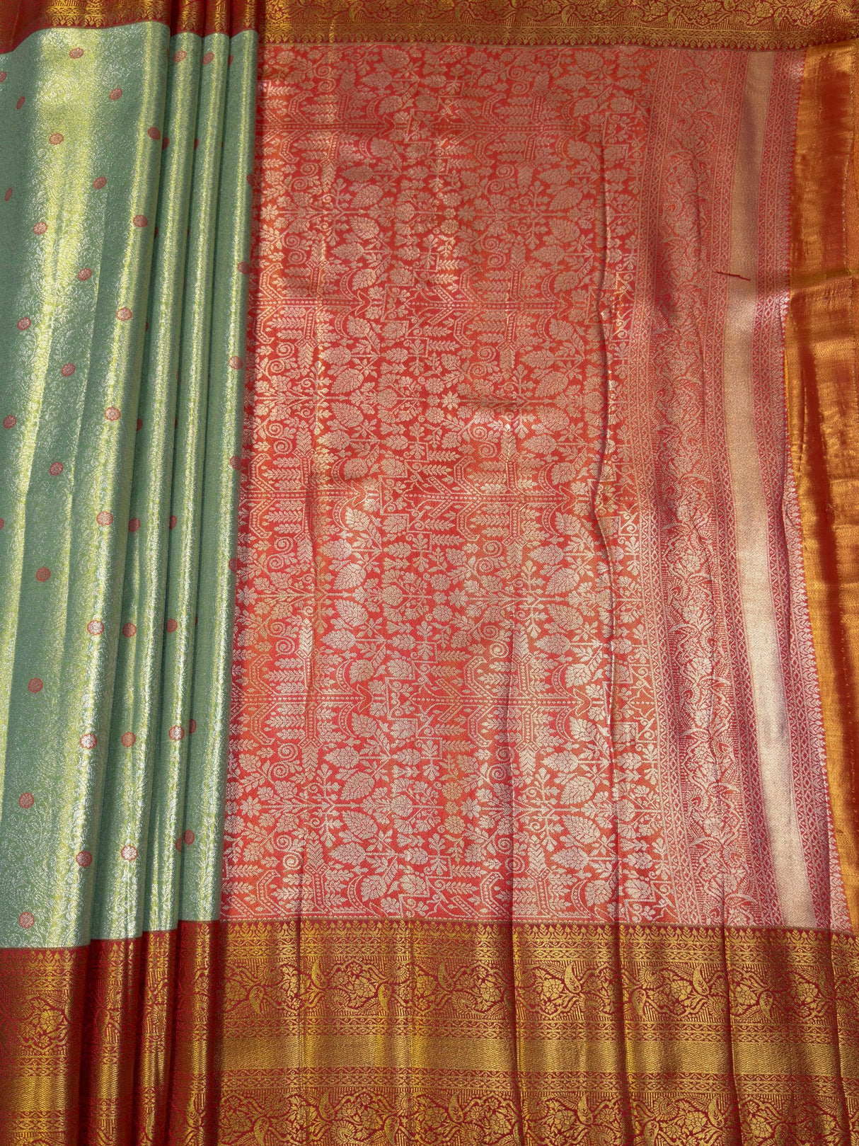 MIMOSA Saree Saree — pallu and zari work detail