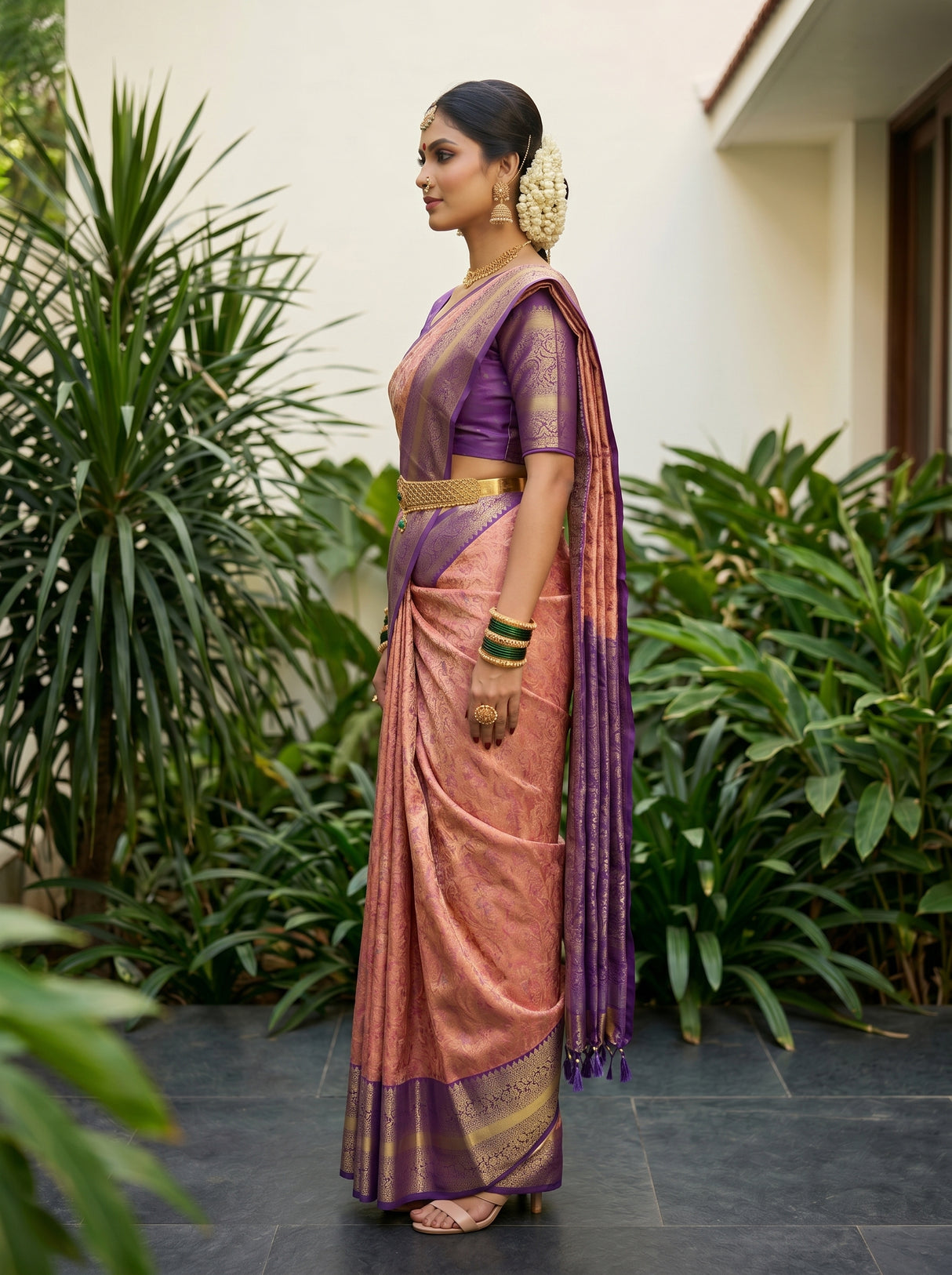 MIMOSA Saree Saree — pose 3 styling detail