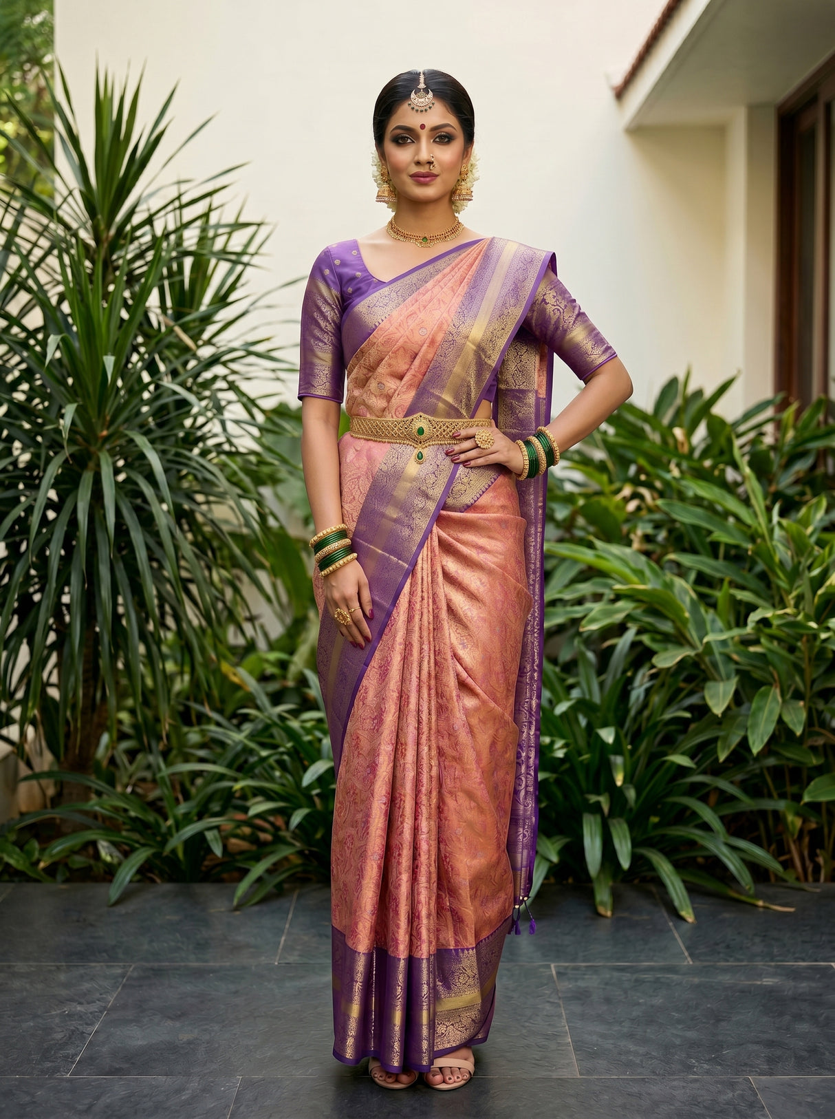 MIMOSA Saree Saree — pose 4 styling detail