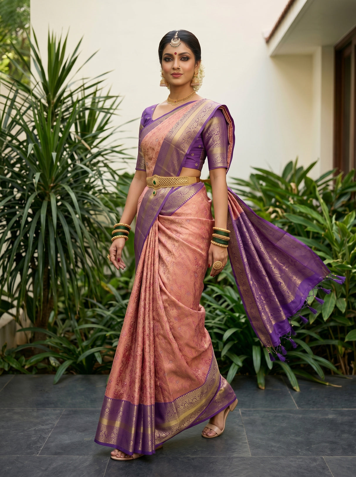 MIMOSA Saree Saree — pose 6 styling detail