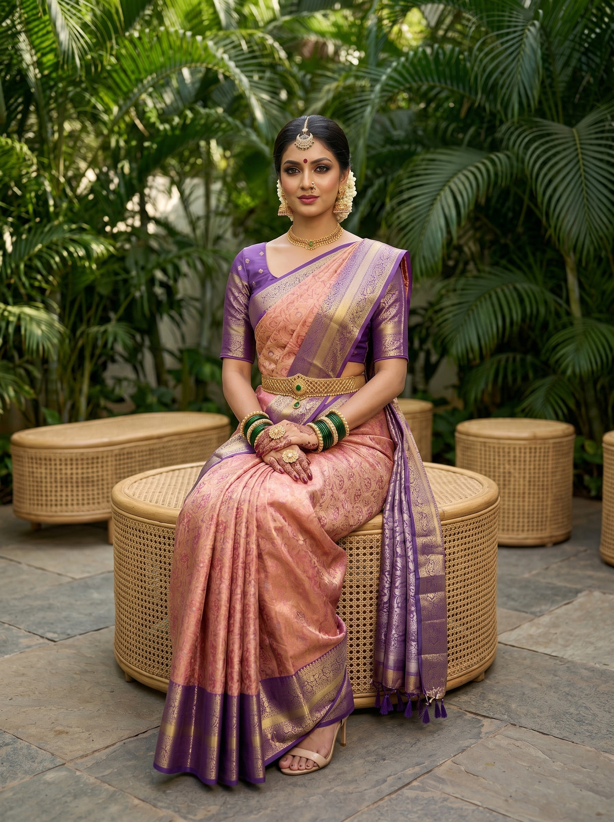 MIMOSA Saree Saree — pose 8 styling detail