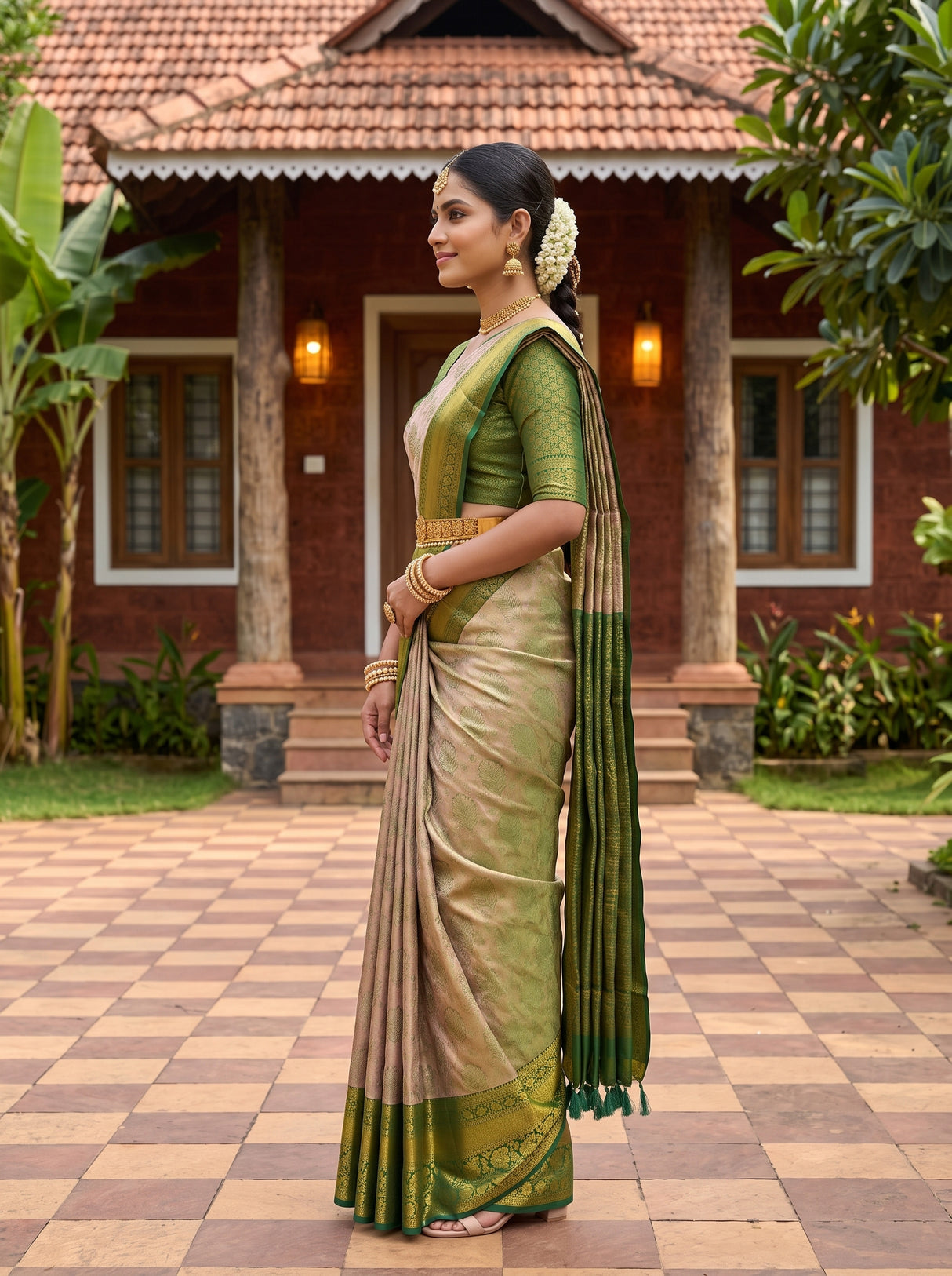 MIMOSA Saree Saree — pose 3 styling detail