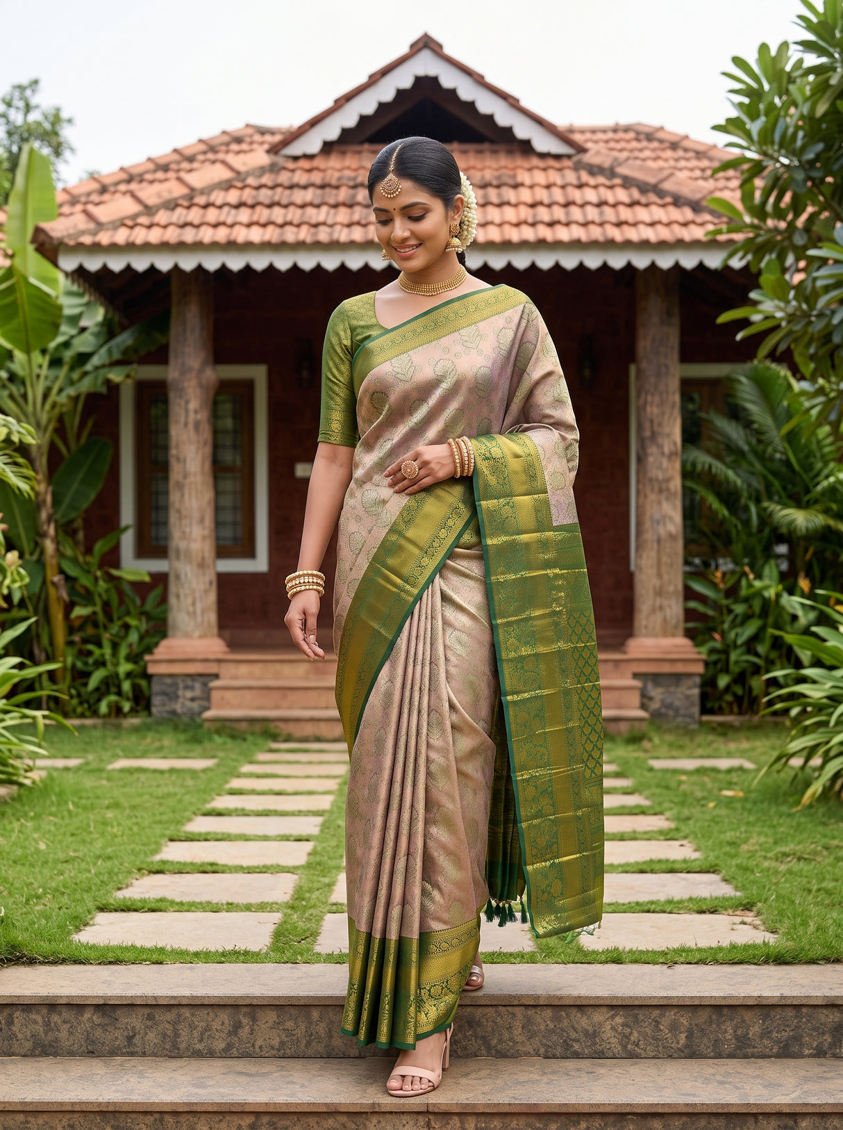 MIMOSA Saree Saree — pose 6 styling detail