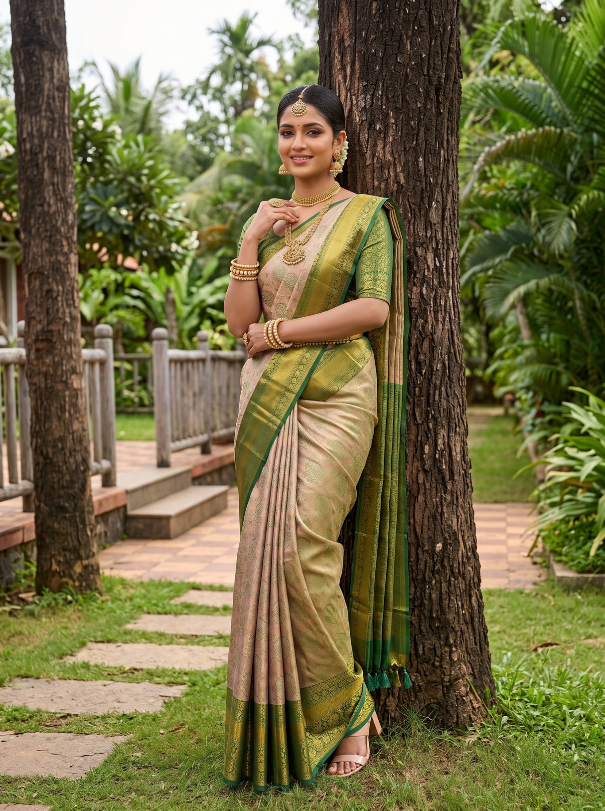 MIMOSA Saree Saree — pose 9 styling detail
