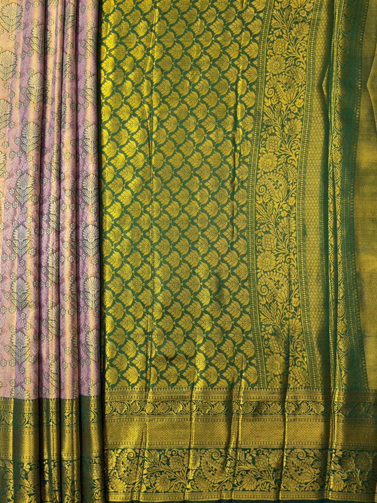 MIMOSA Saree Saree — pallu and zari work detail