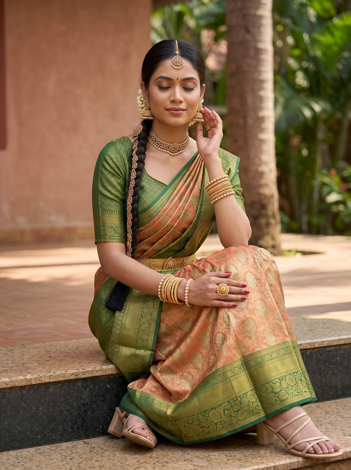 MIMOSA Saree Saree — pose 10 styling detail