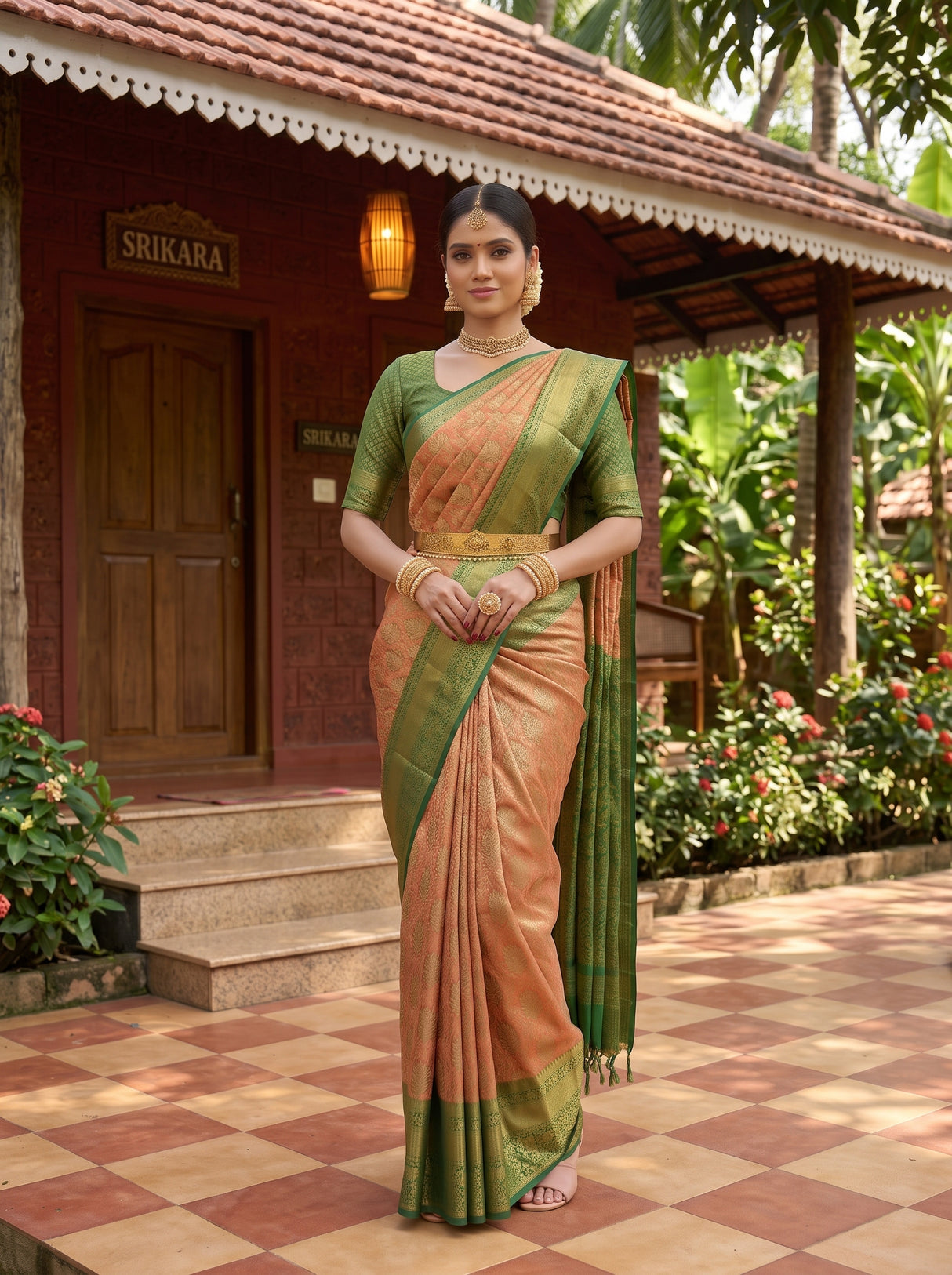 MIMOSA Saree Saree — pose 4 styling detail