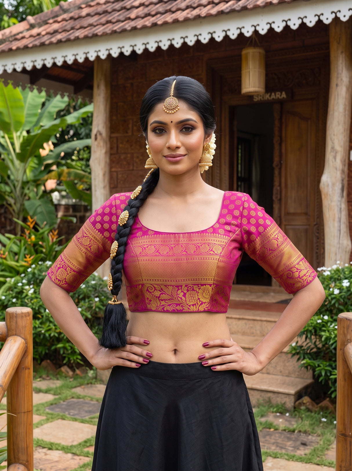 MIMOSA Saree Saree — blouse close-up