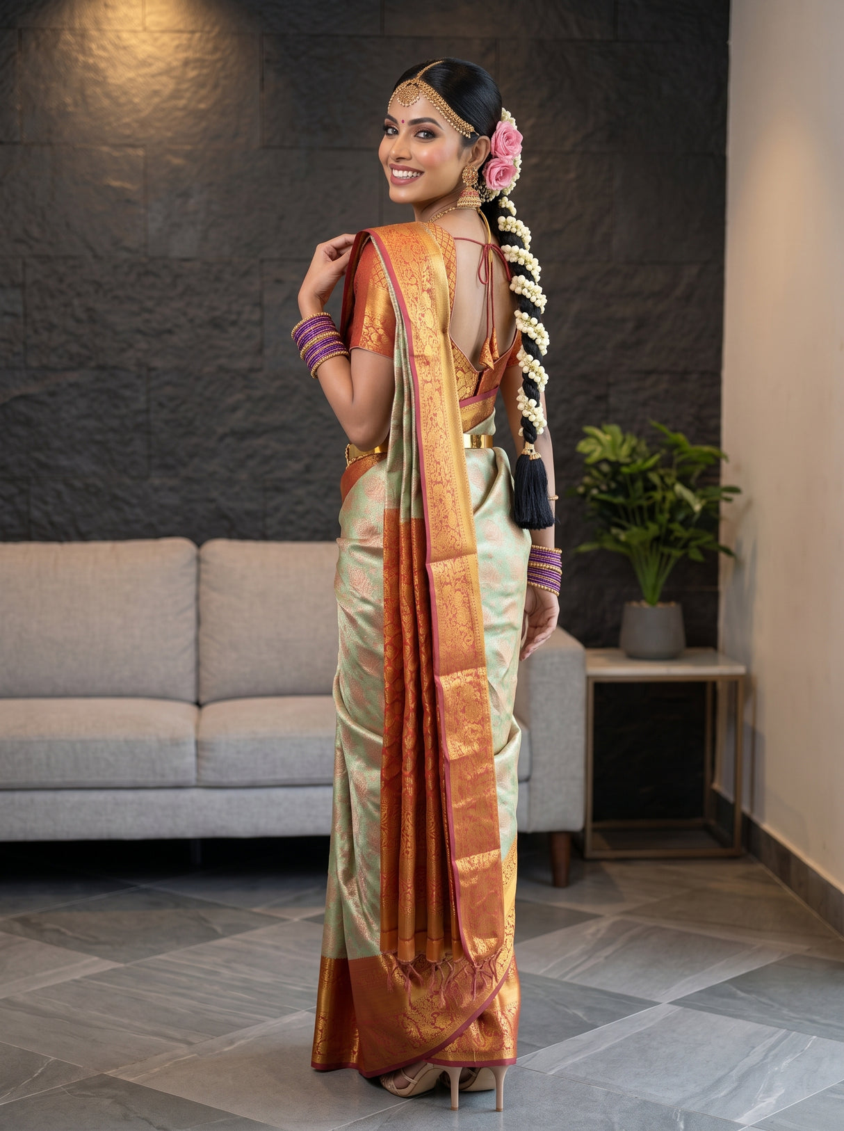 MIMOSA Saree Saree — pose 7 styling detail