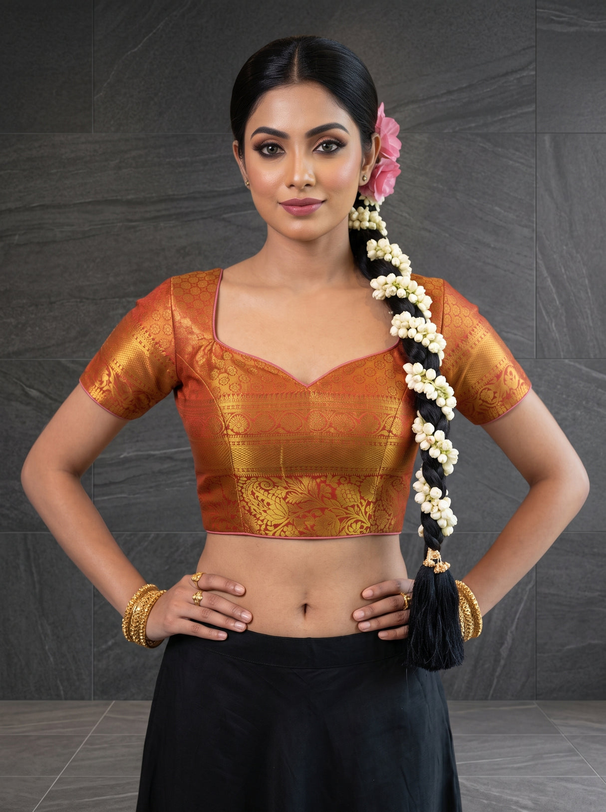 MIMOSA Saree Saree — blouse close-up