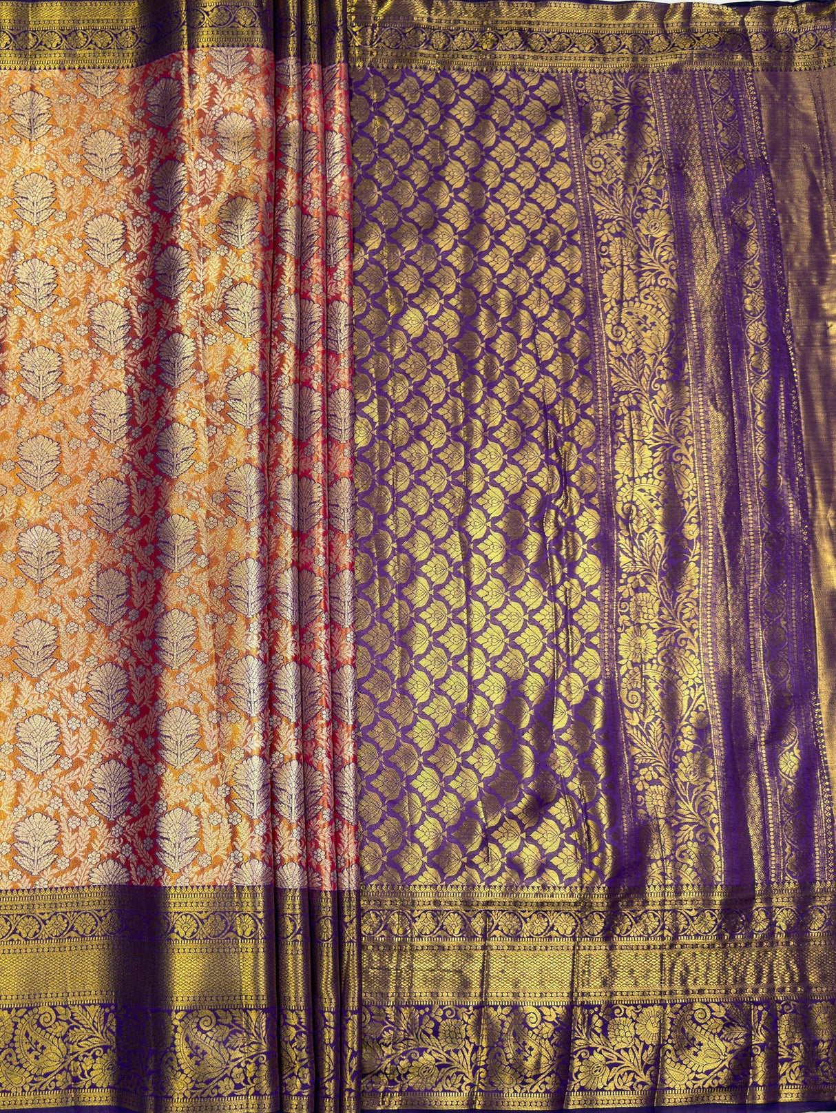MIMOSA Saree Saree — pallu and zari work detail