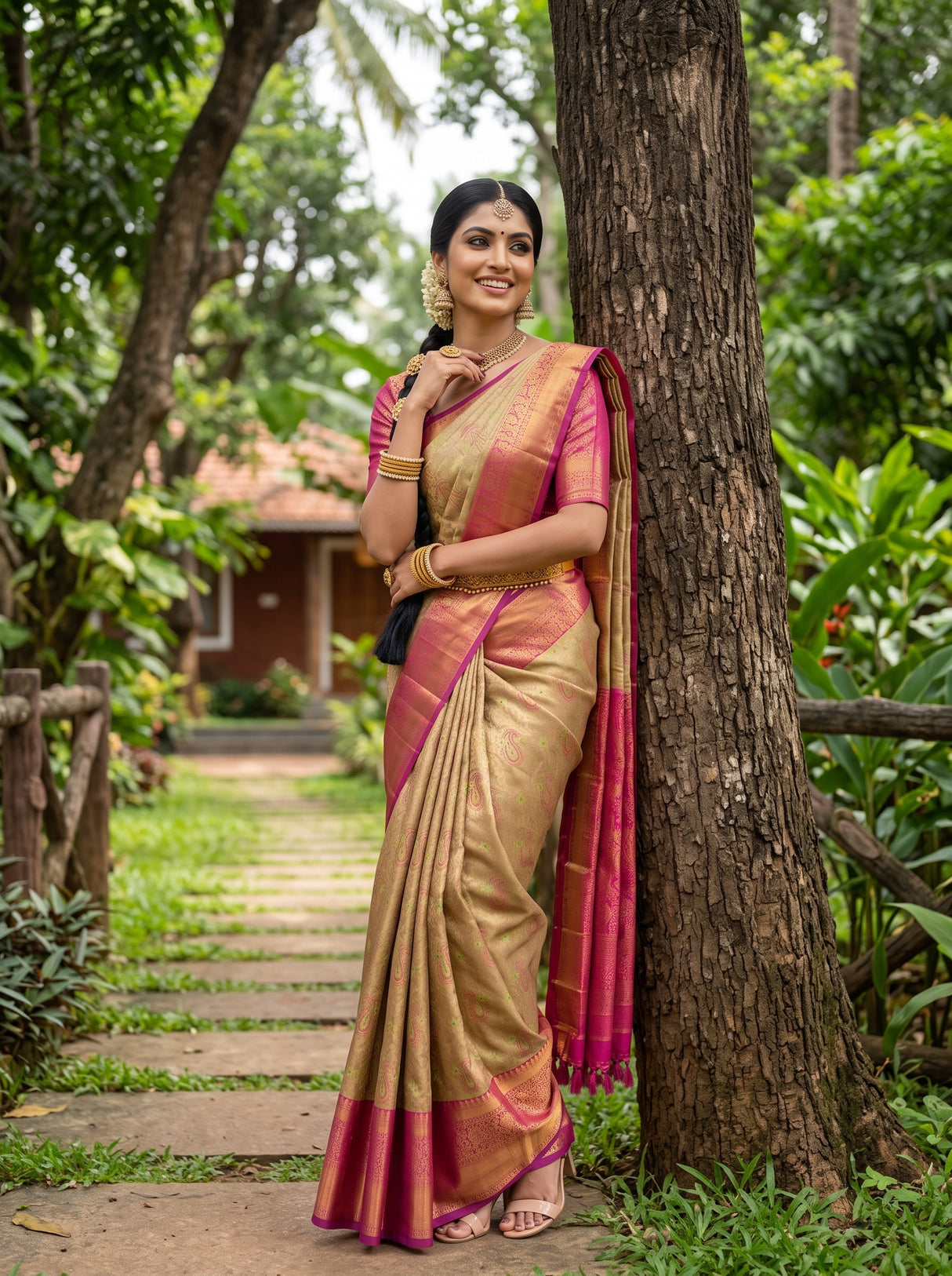 MIMOSA Saree Saree — pose 9 styling detail