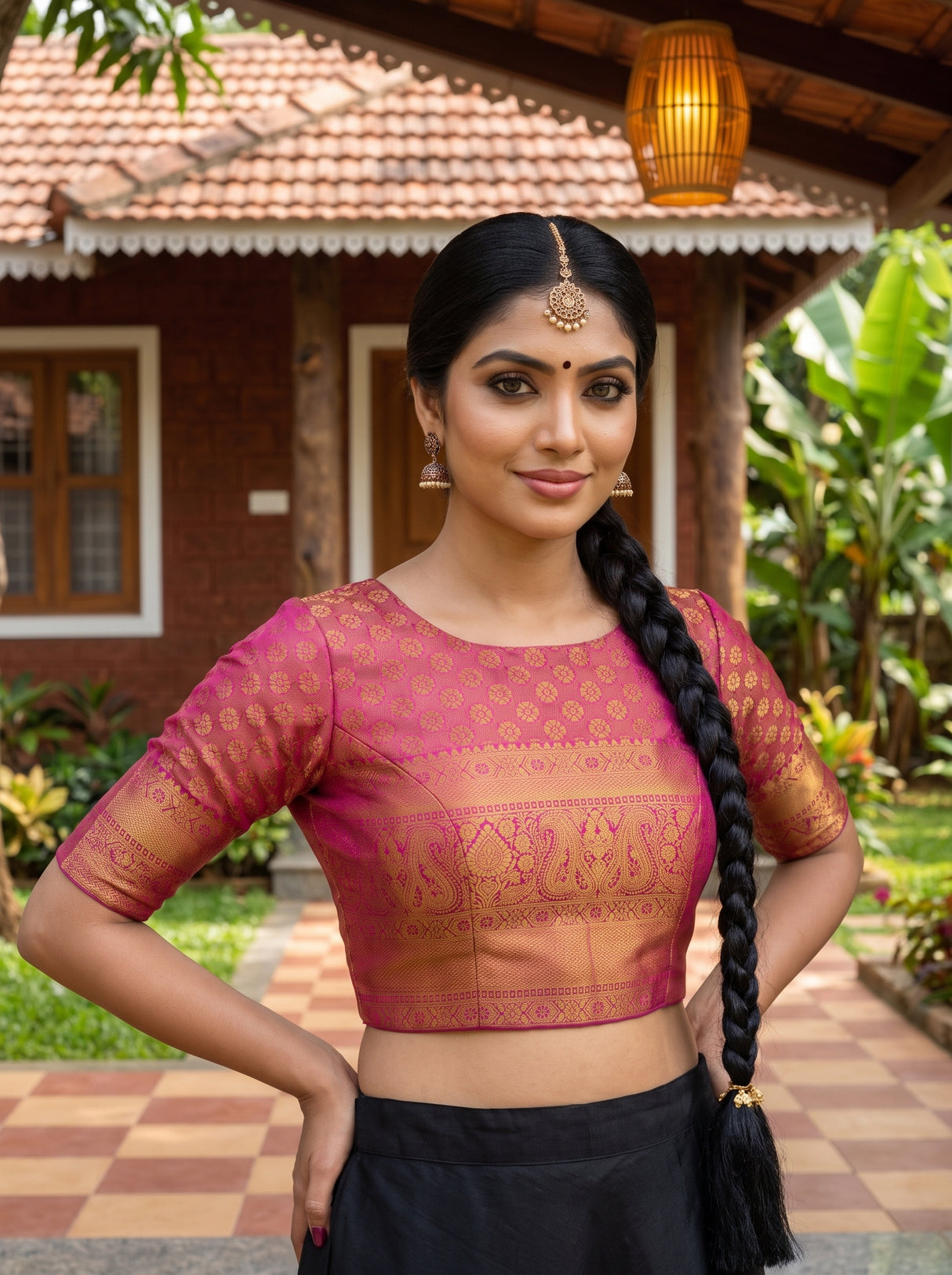 MIMOSA Saree Saree — blouse close-up
