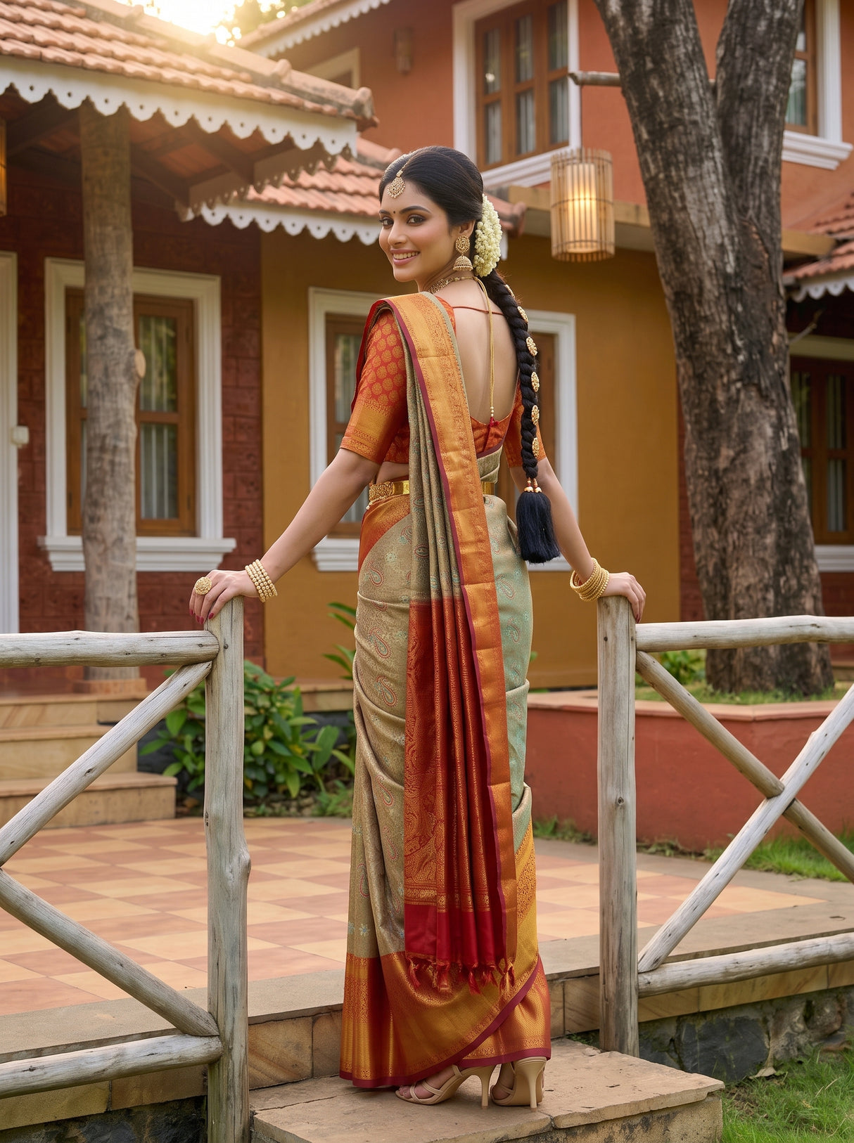 MIMOSA Saree Saree — pose 7 styling detail