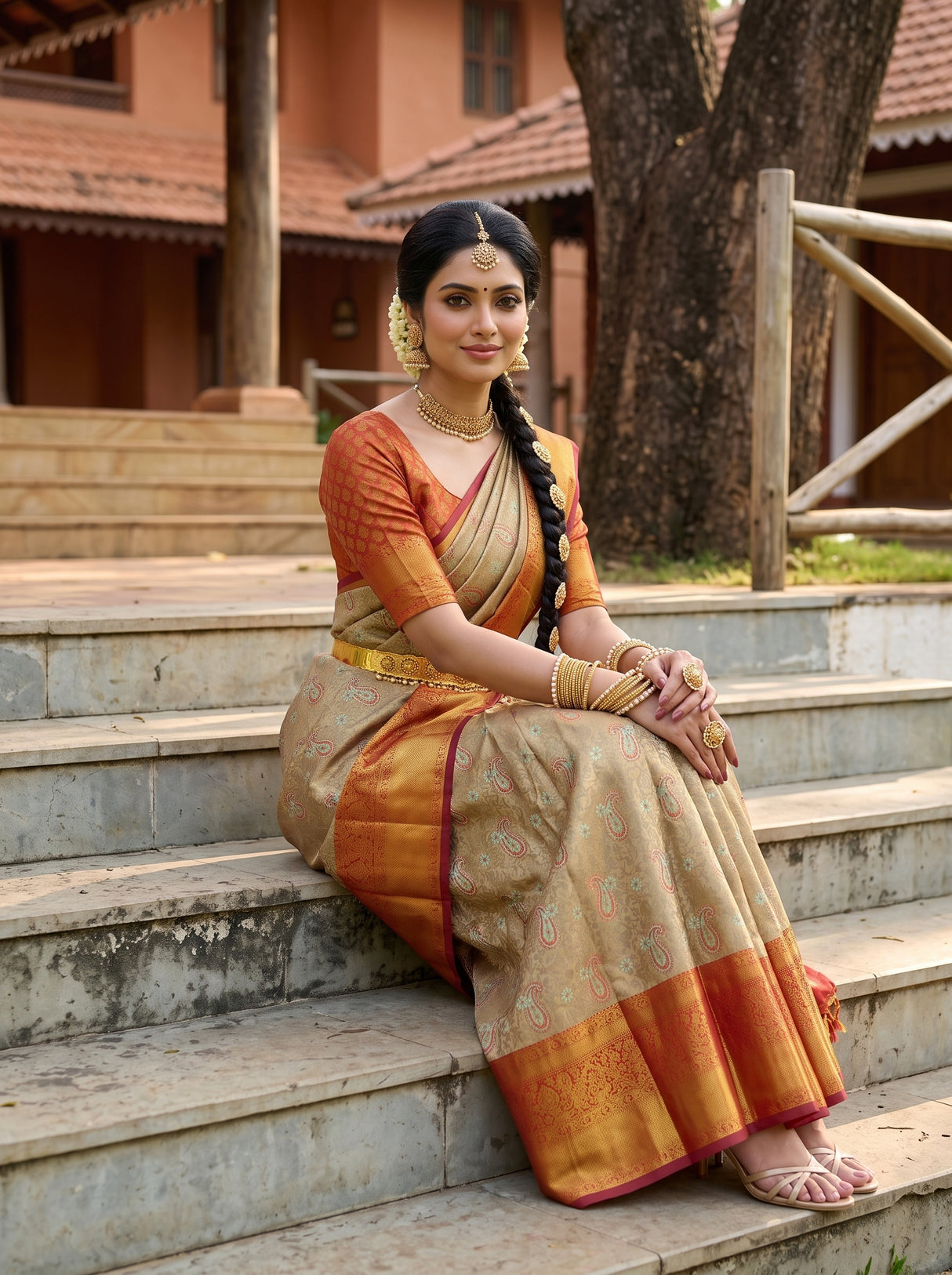 MIMOSA Saree Saree — pose 8 styling detail
