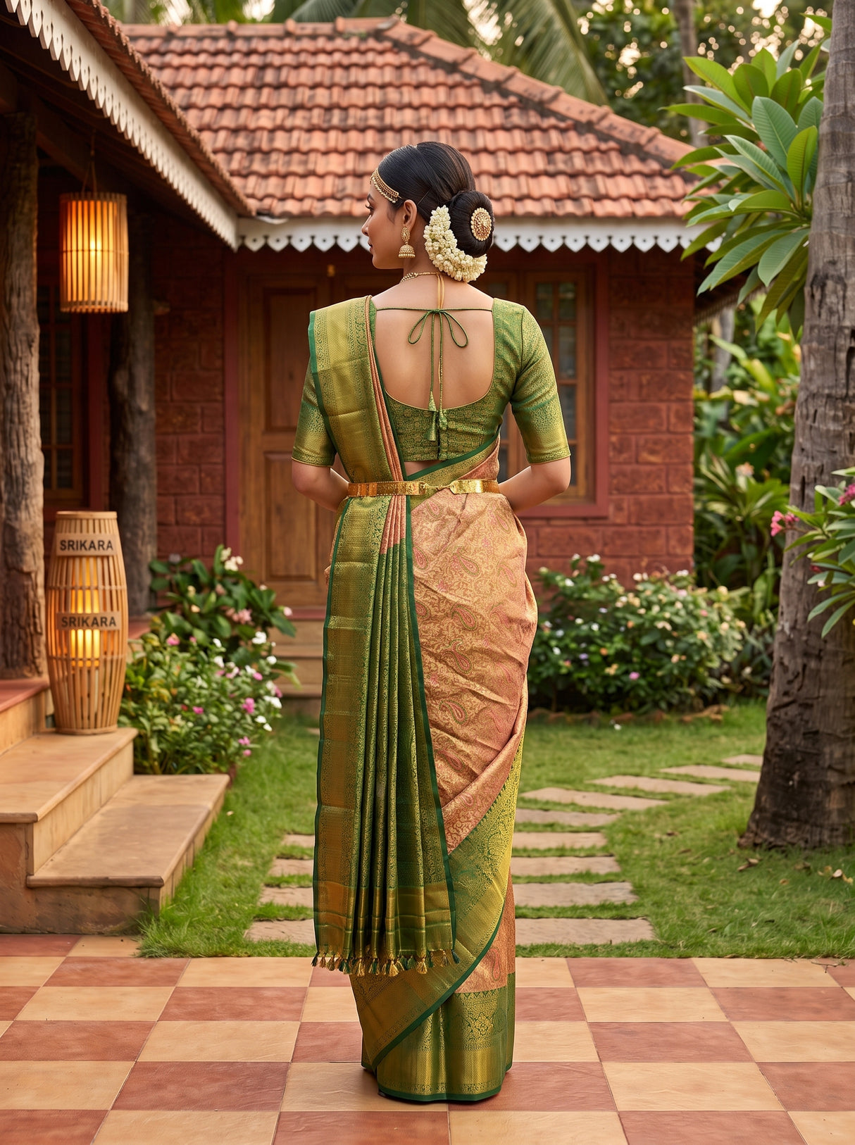 MIMOSA Saree Saree — pose 2 styling detail