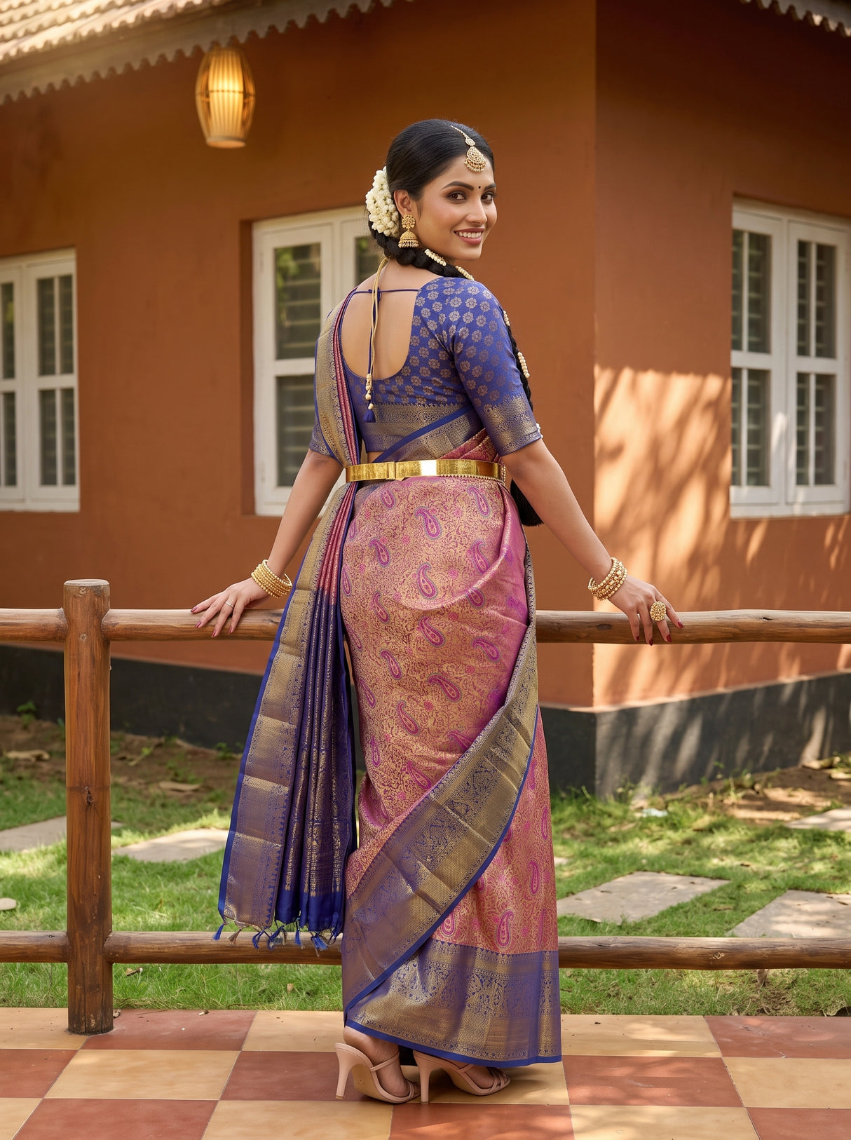 MIMOSA Saree Saree — pose 7 styling detail