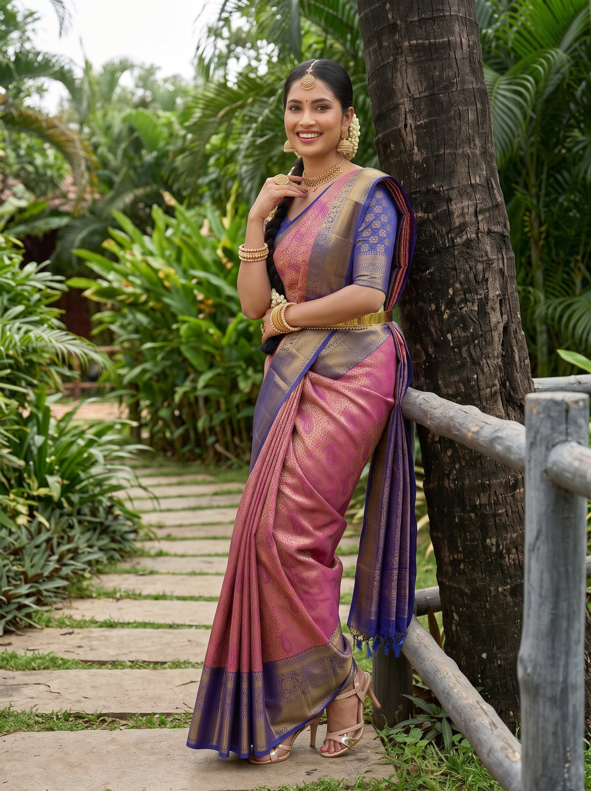 MIMOSA Saree Saree — pose 9 styling detail