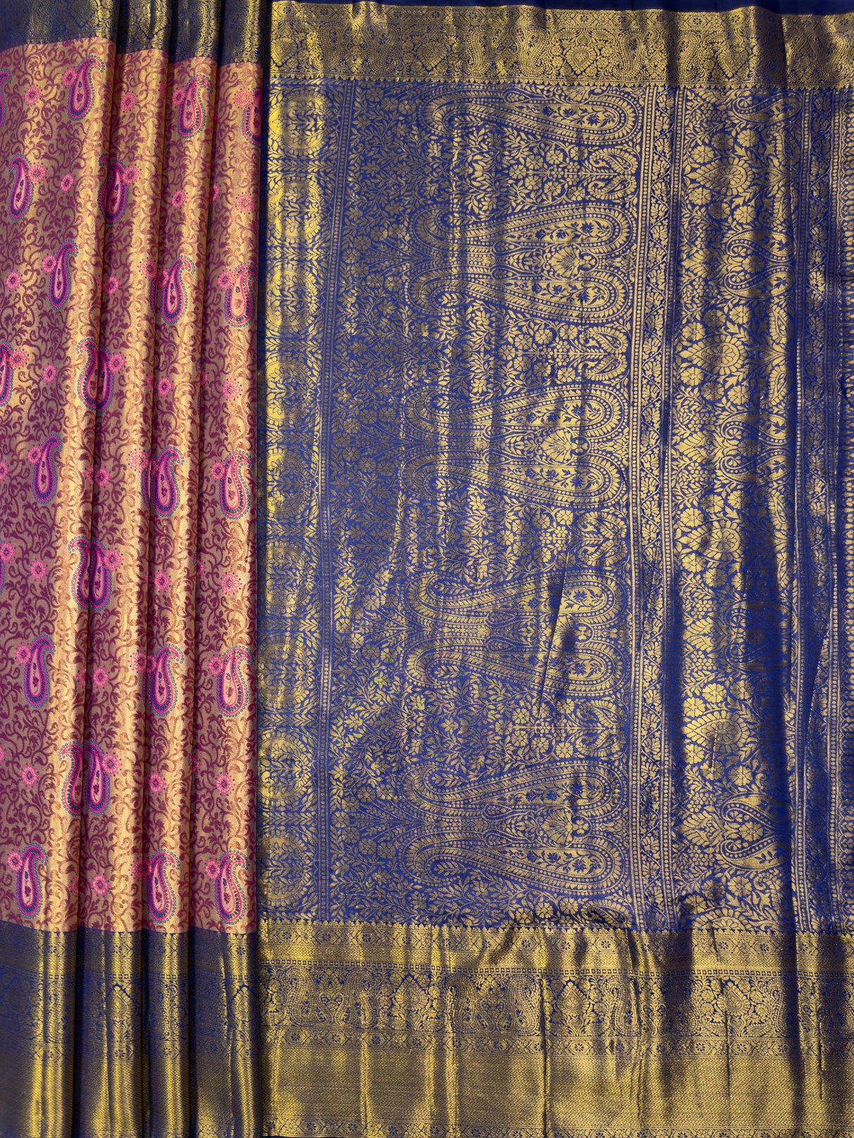 MIMOSA Saree Saree — pallu and zari work detail