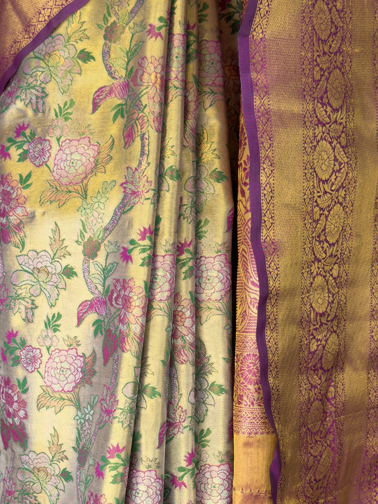 MIMOSA Magenta Saree Saree — fleets shot full lifestyle